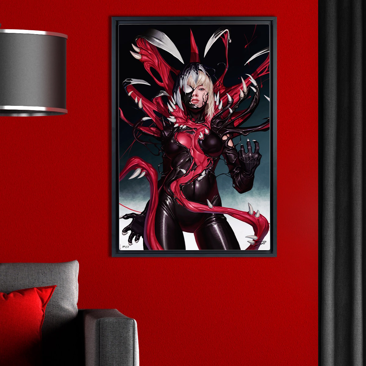 Marvel Gwenom vs. Carnage Art Print  Exclusive Edition View 1