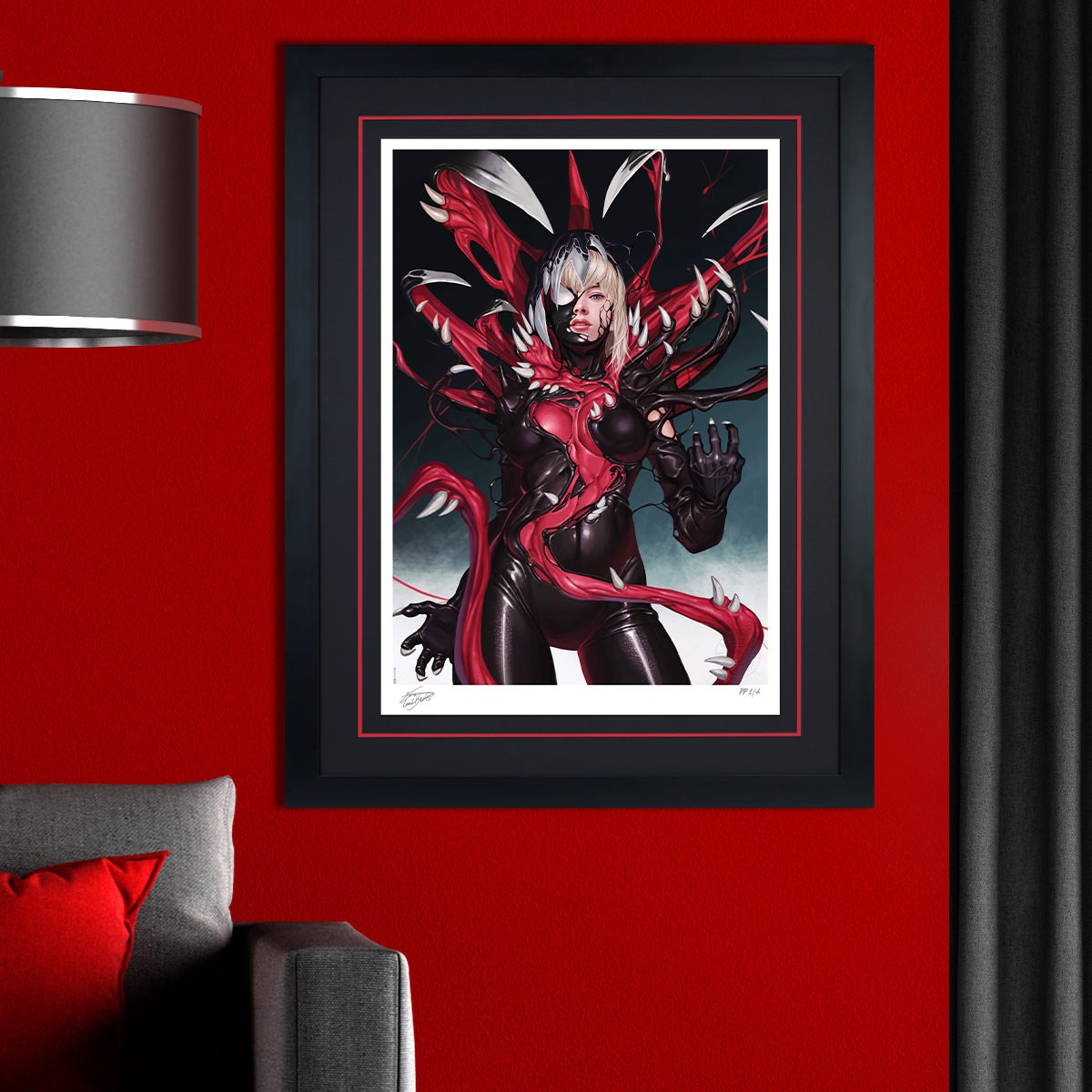Marvel Gwenom vs. Carnage Art Print  Exclusive Edition View 1