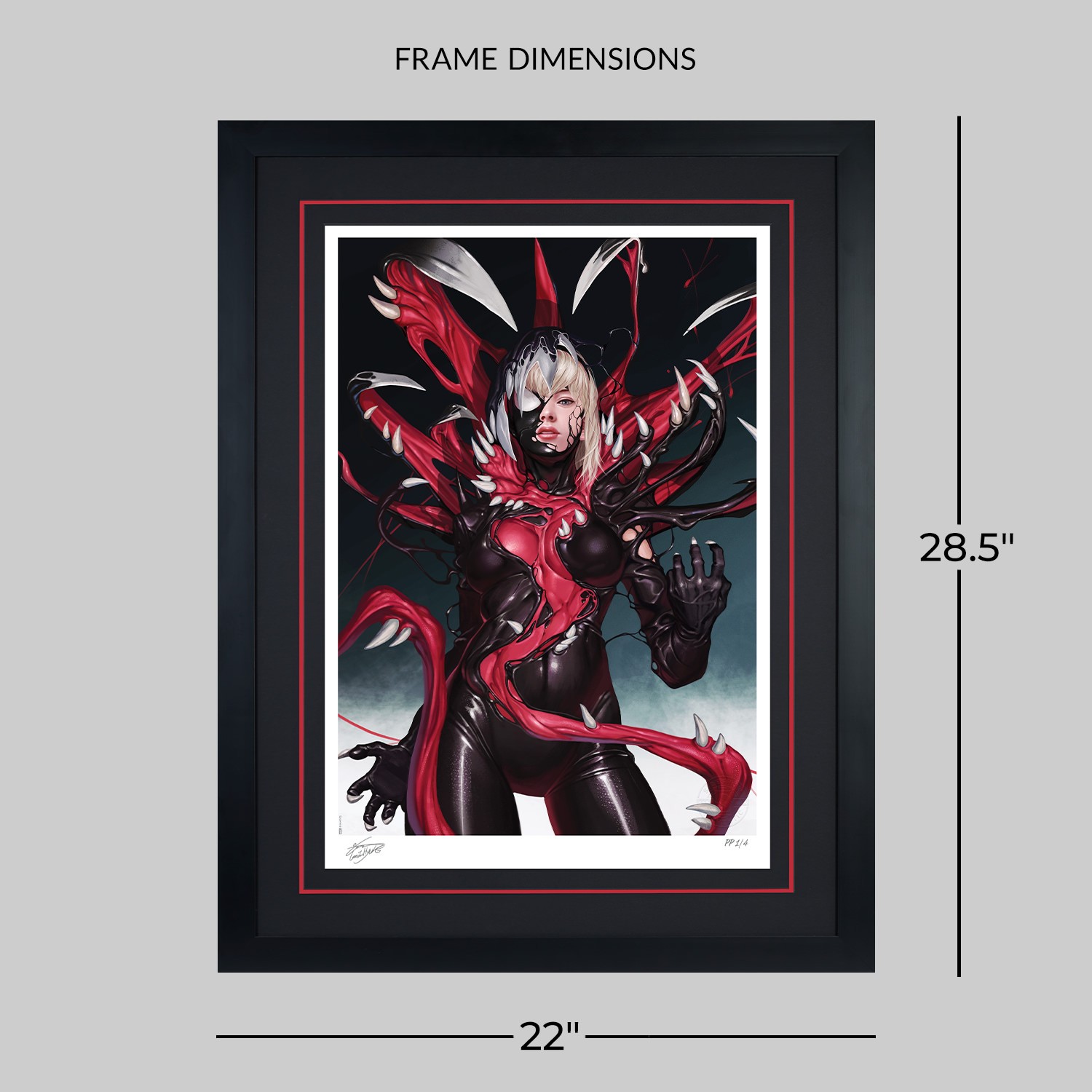 Marvel Gwenom vs. Carnage Art Print  Exclusive Edition View 2