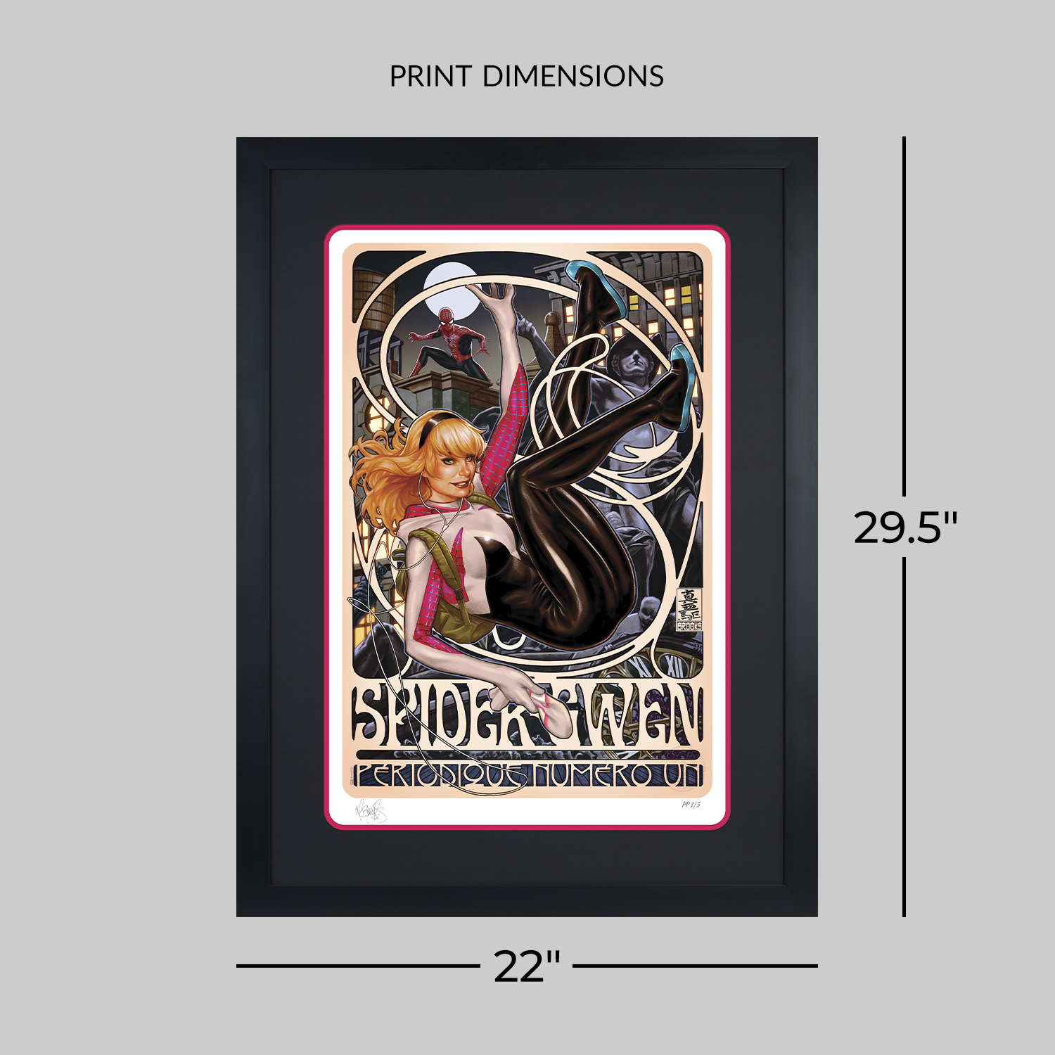 Marvel Spider-Gwen: Périodique Numéro Un Art Print  Exclusive Edition View 2