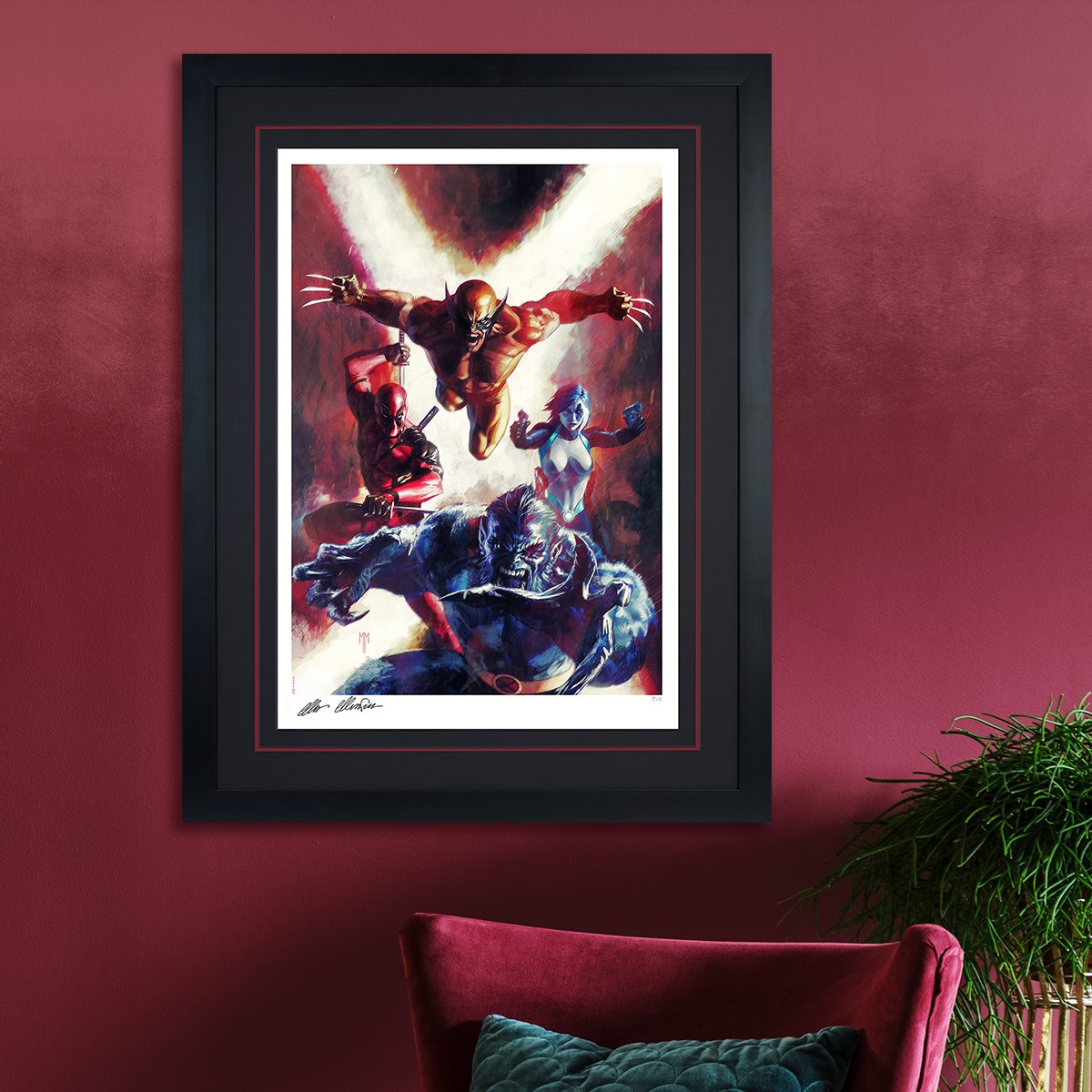 The X-Force Fine Art Print by Marco Mastrazzo | Sideshow Collectibles