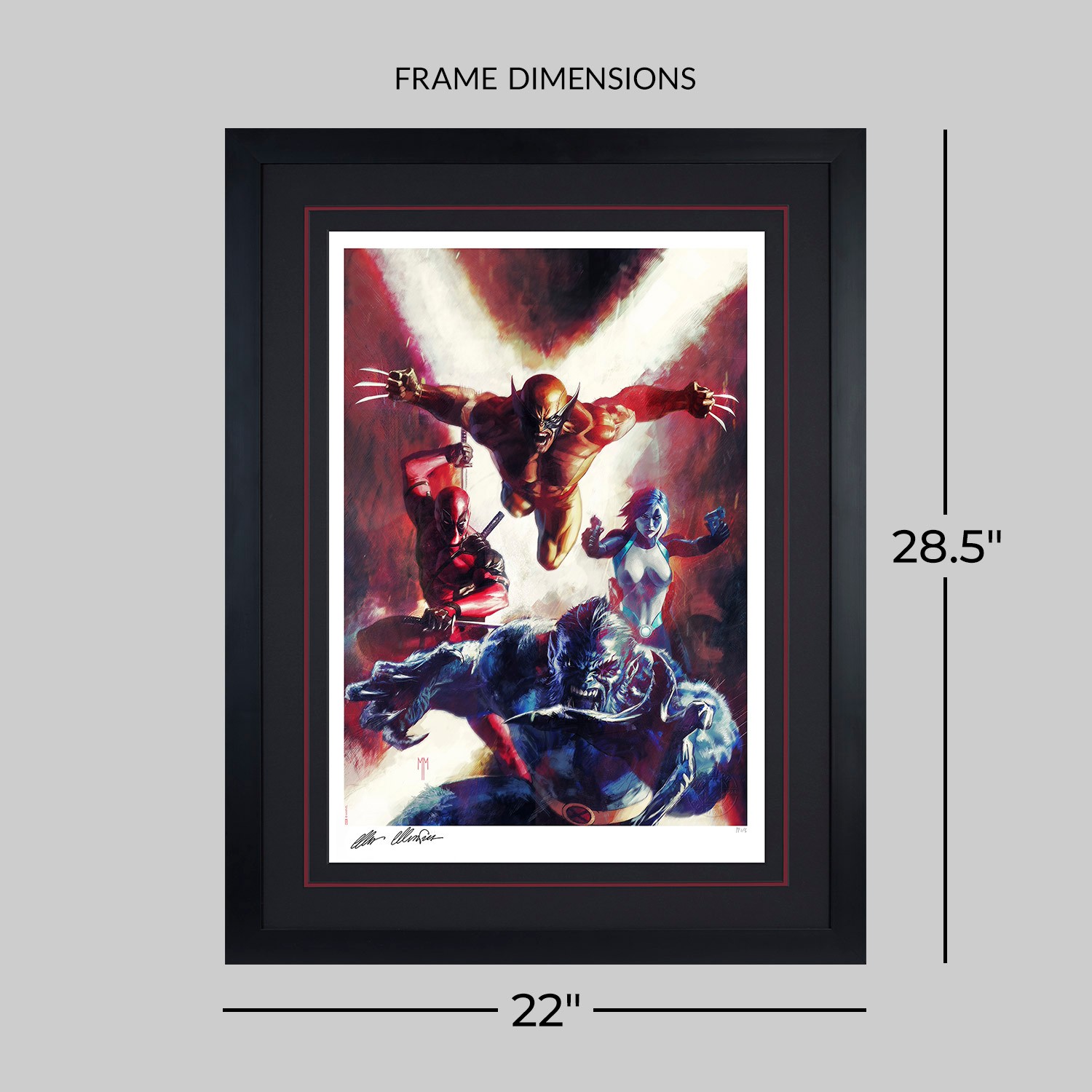Marvel The X-Force Art Print  Exclusive Edition View 2