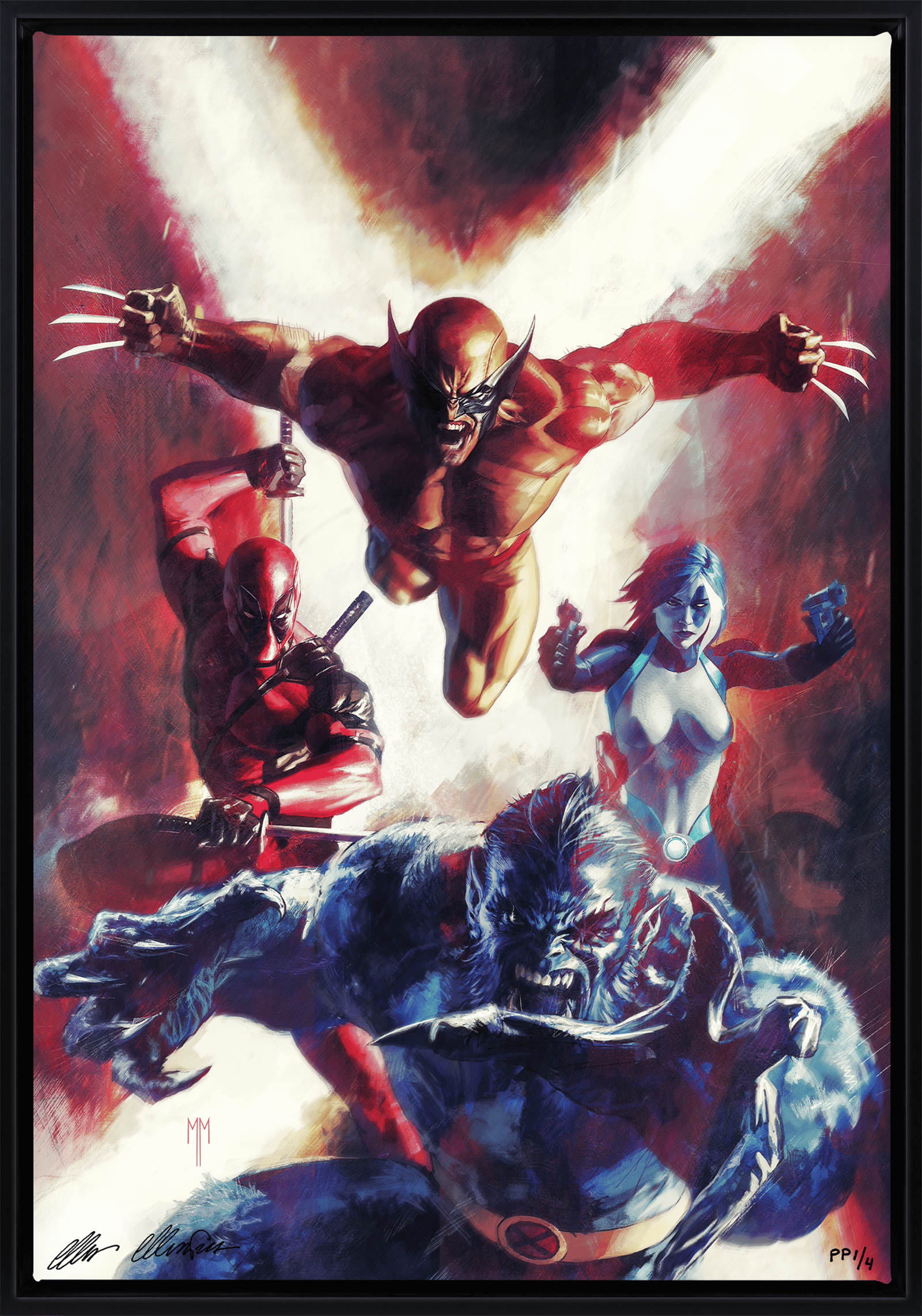 The X-Force Fine Art Print by Marco Mastrazzo | Sideshow Collectibles