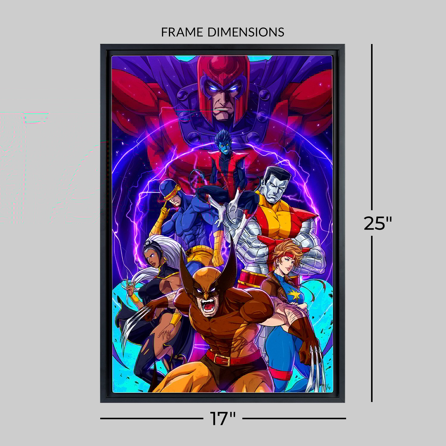 【全品送料無料】 The Caballero Jhony by Print Art Fine X-Men Uncanny ヴァイスシュヴァルツ