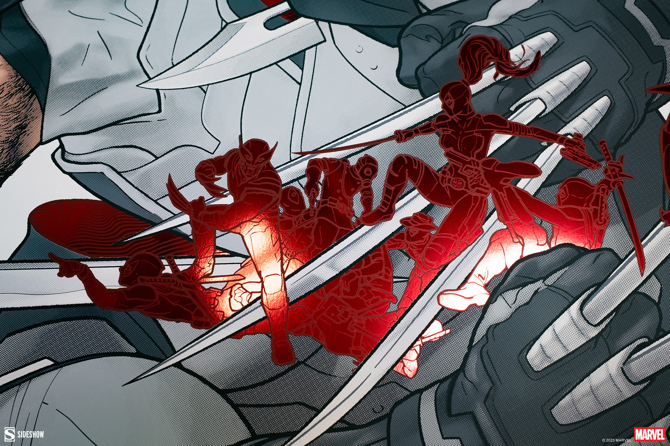 Marvel Deadpool & Wolverine: LFG (Black, White & Red All Over) Movie Poster  Exclusive Edition View 9
