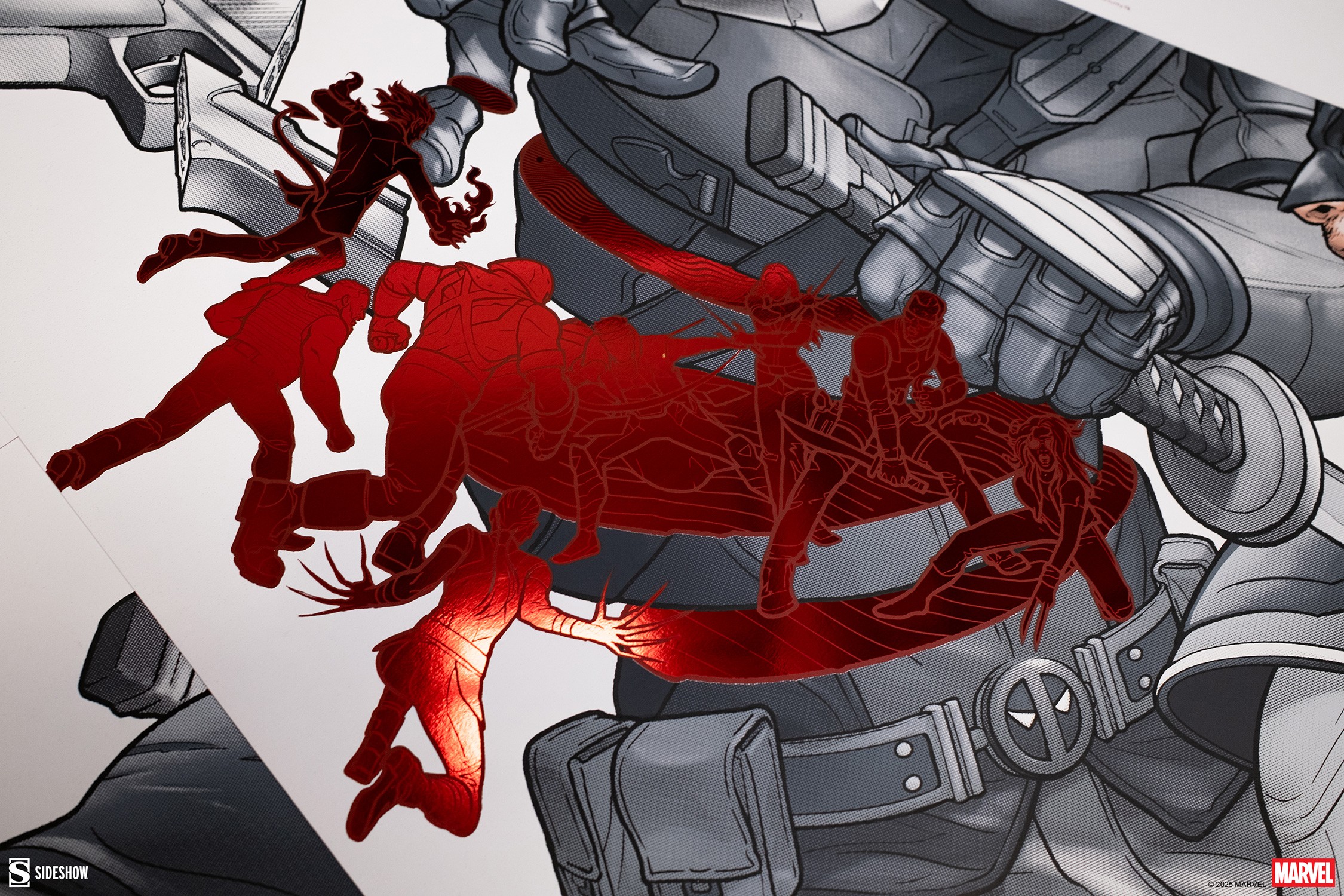 Marvel Deadpool & Wolverine: LFG (Black, White & Red All Over) Movie Poster  Exclusive Edition View 10