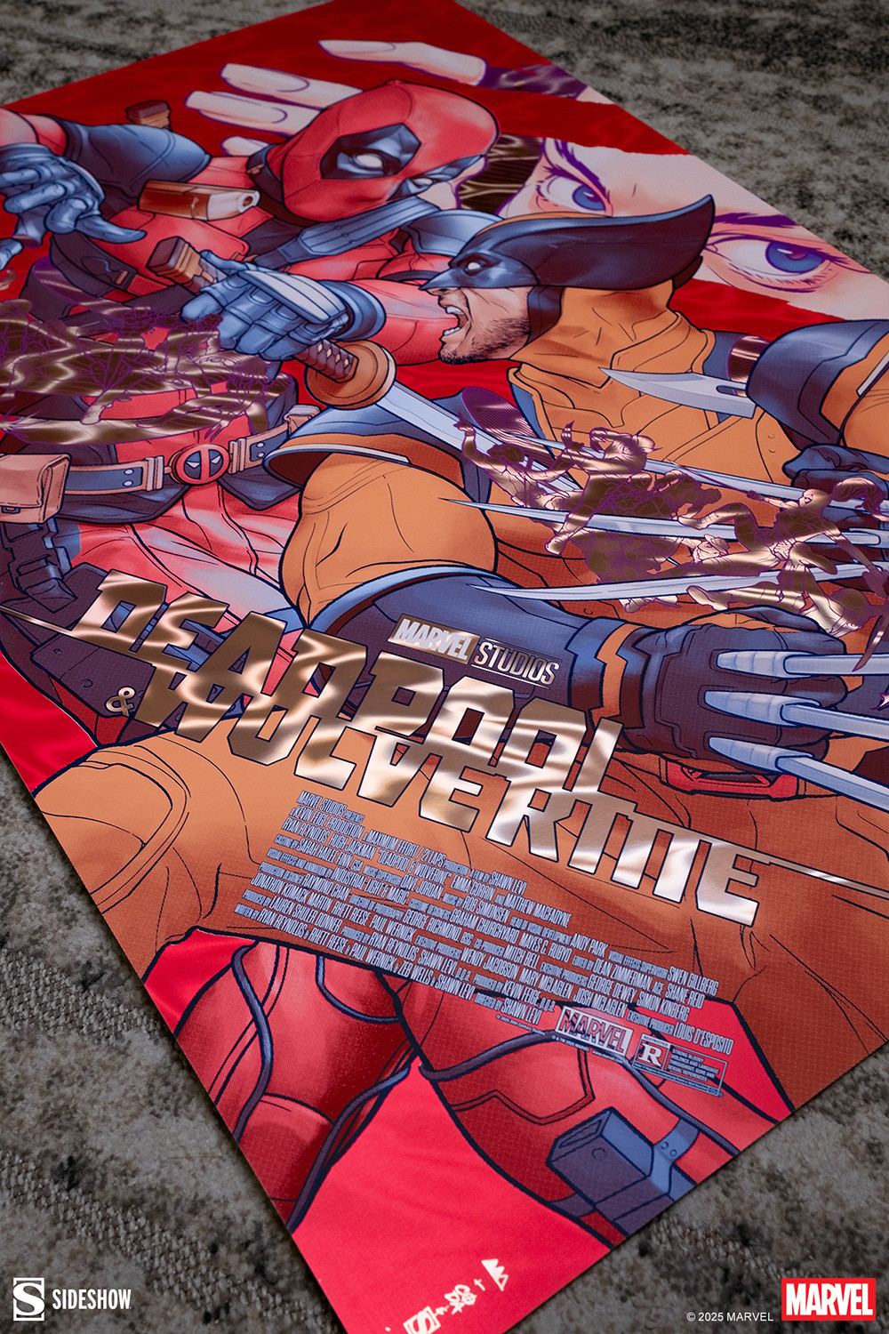 Marvel Deadpool & Wolverine: LFG (Golden Desert Eagle) Movie Poster  Exclusive Edition View 4