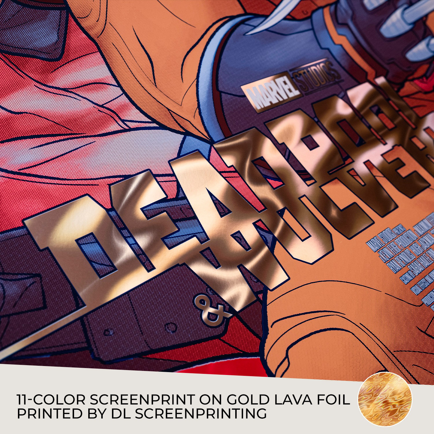 Marvel Deadpool & Wolverine: LFG (Golden Desert Eagle) Movie Poster  Exclusive Edition View 7