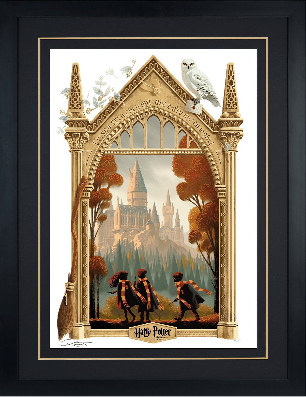Harry Potter Harry Potter and the Philosopher's Stone Variant Movie Poster  Exclusive Edition View 4