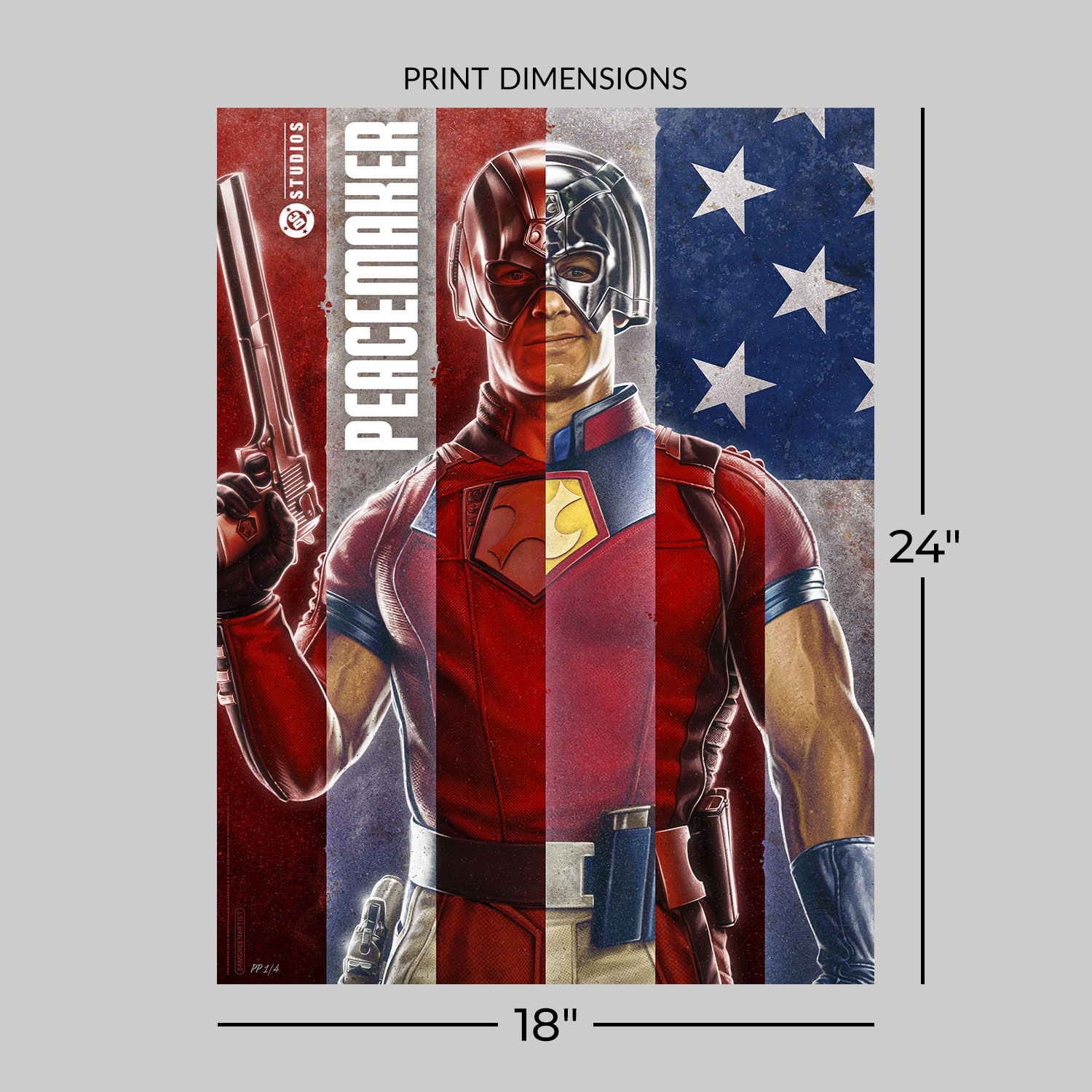 DC Comics Peacemaker™ Art Print  Exclusive Edition View 2