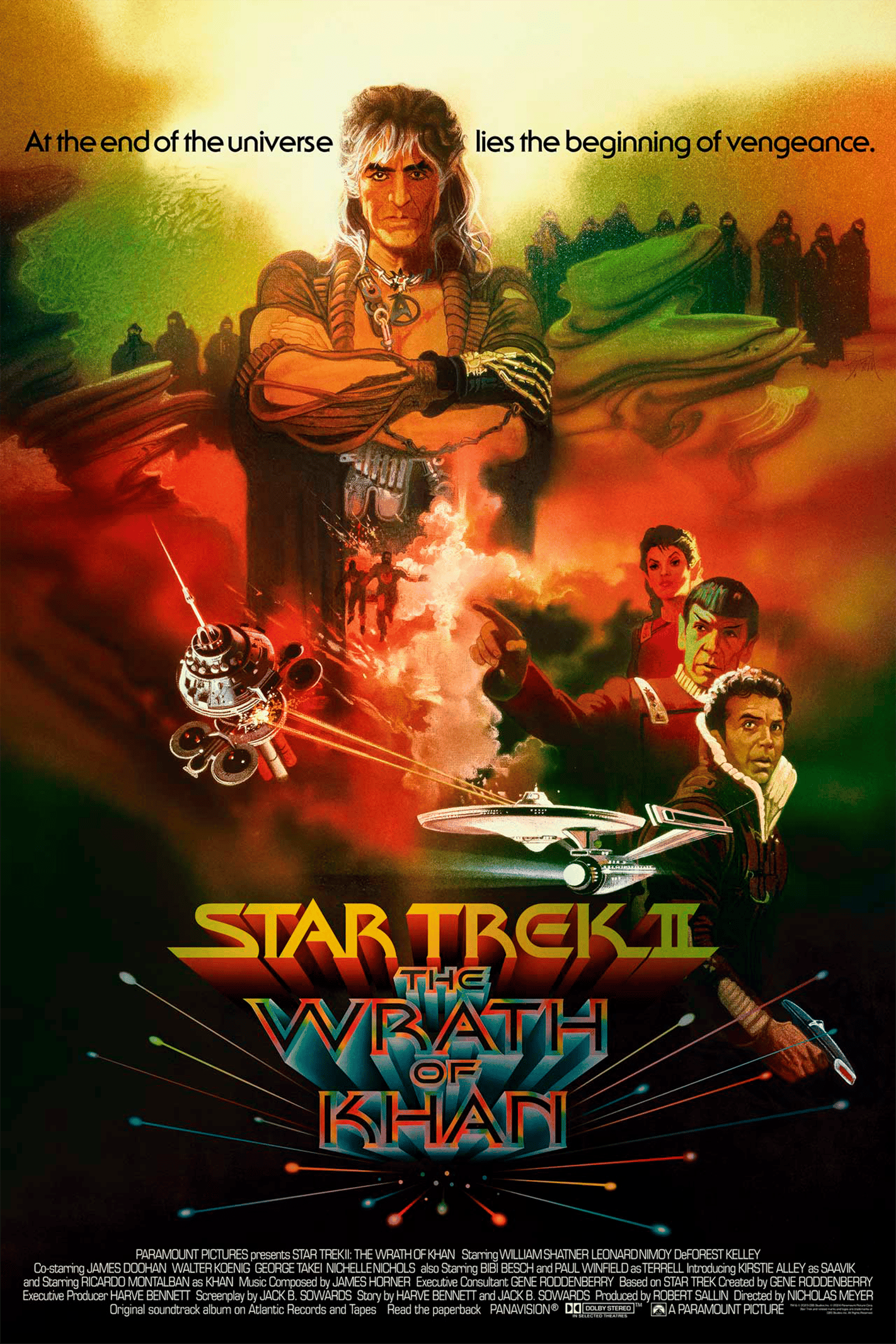 Star Trek Star Trek II: The Wrath of Khan Foil Variant Movie Poster  View 3