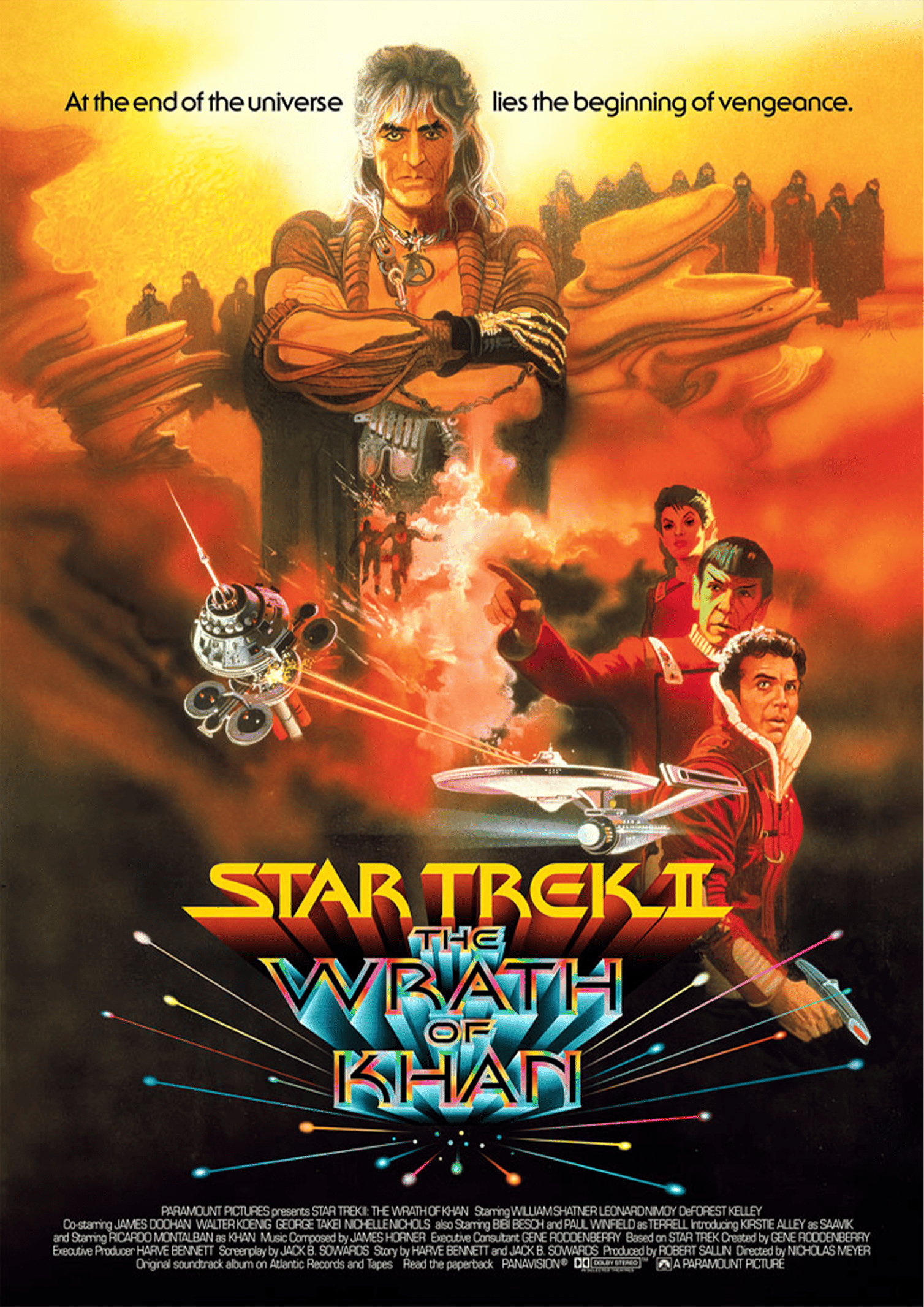 Star Trek Star Trek II: The Wrath of Khan Editions Variant Movie Poster  View 3