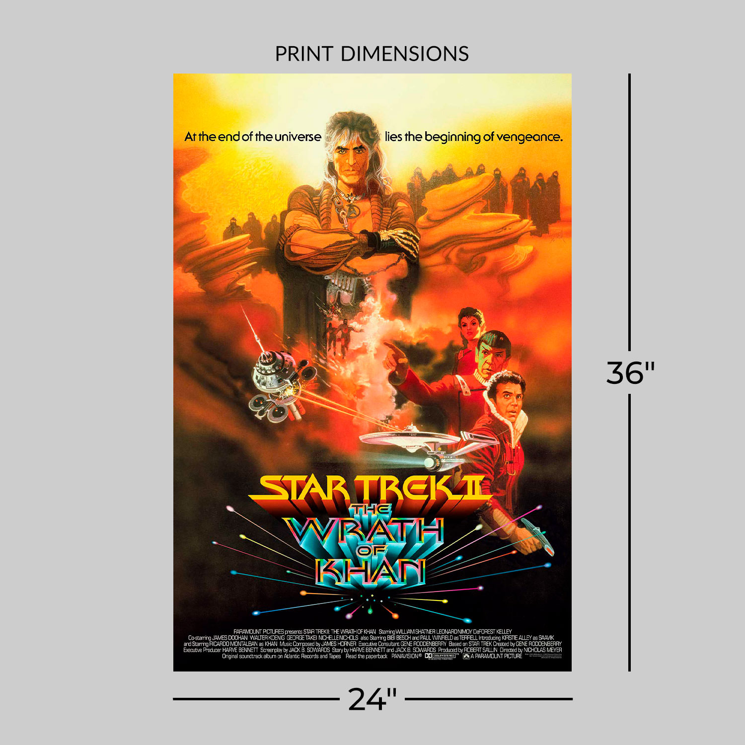 Star Trek Star Trek II: The Wrath of Khan Movie Poster  View 2