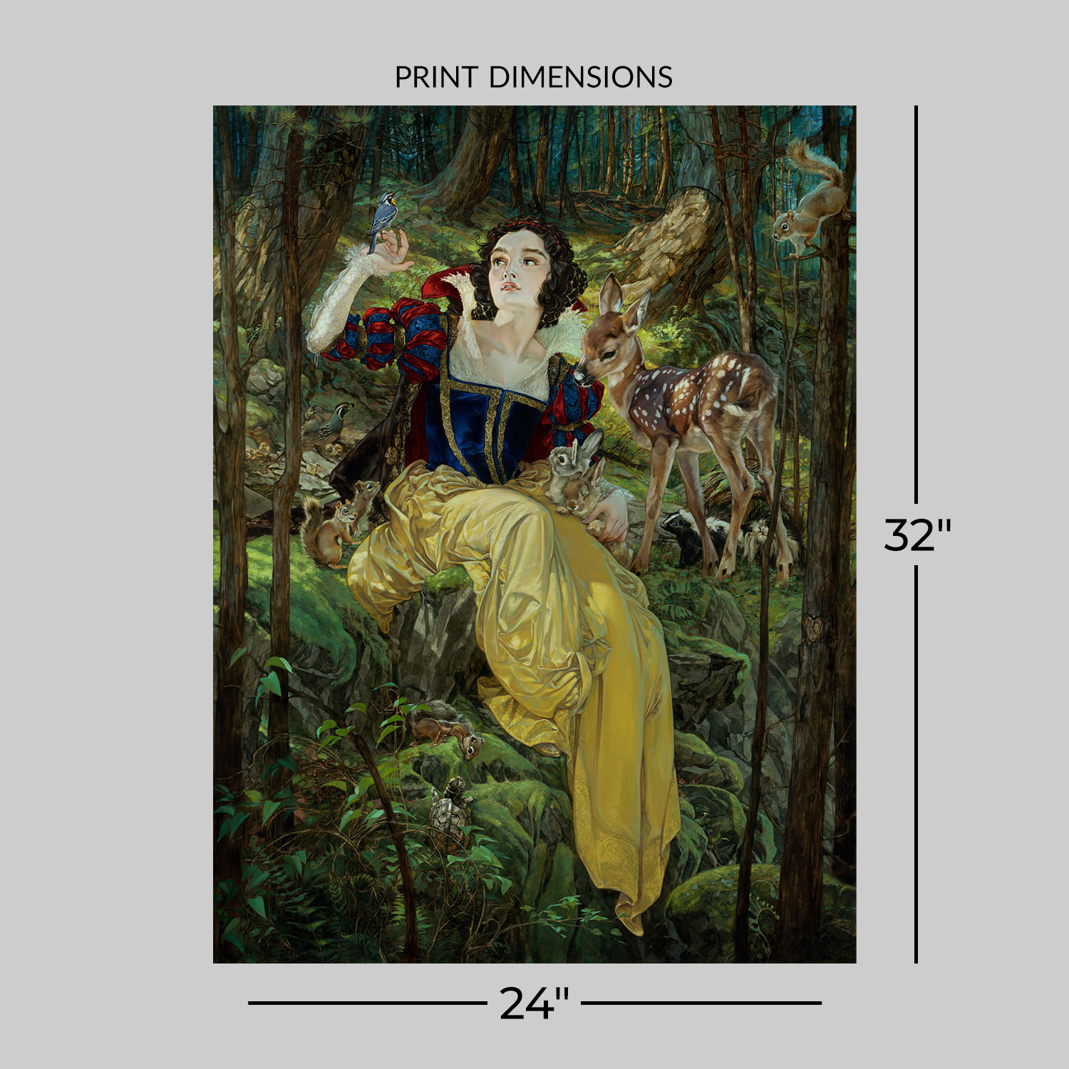 With a Smile and a Song Art Print by Disney Fine Art