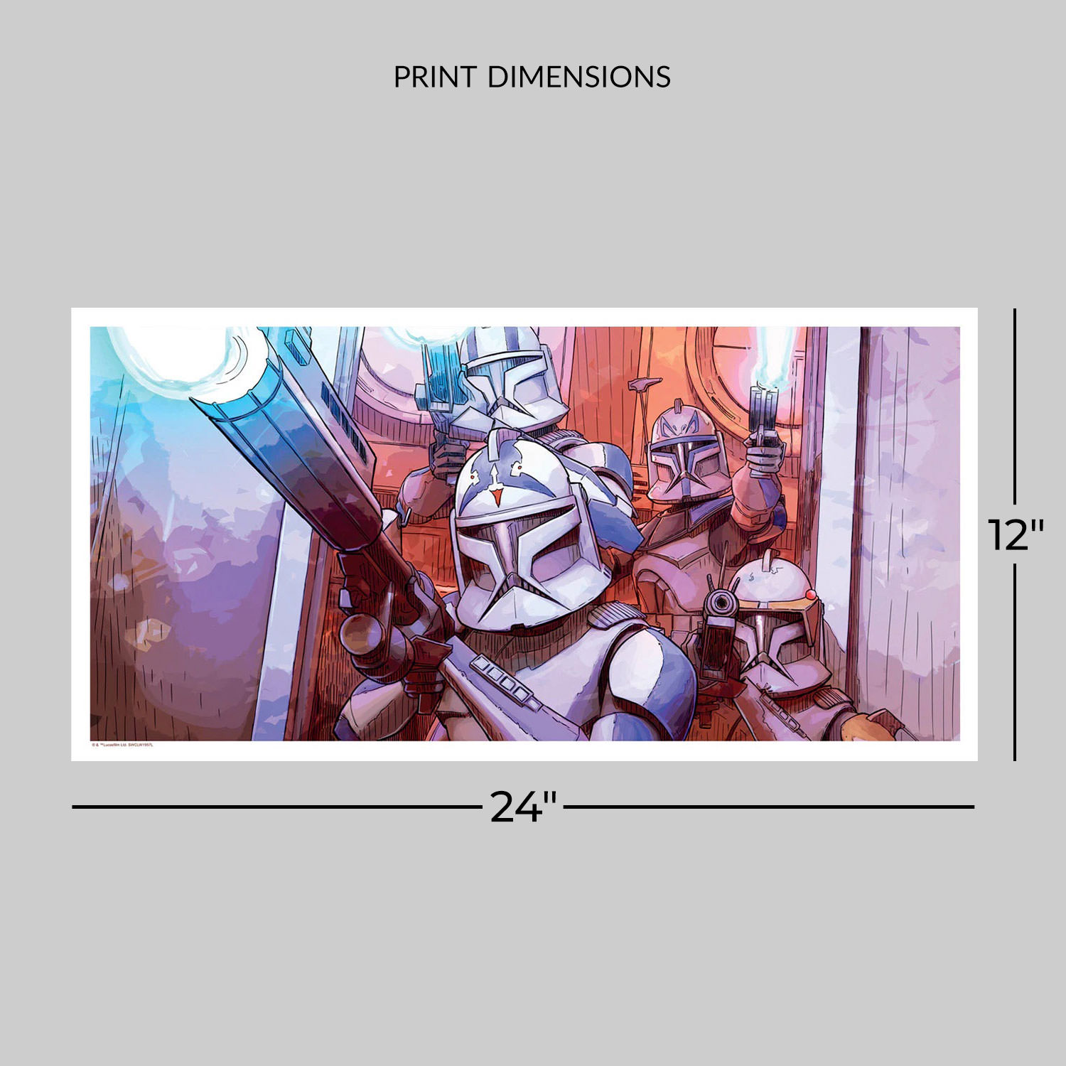 Star Wars Surprise Clankers! Art Print  View 2