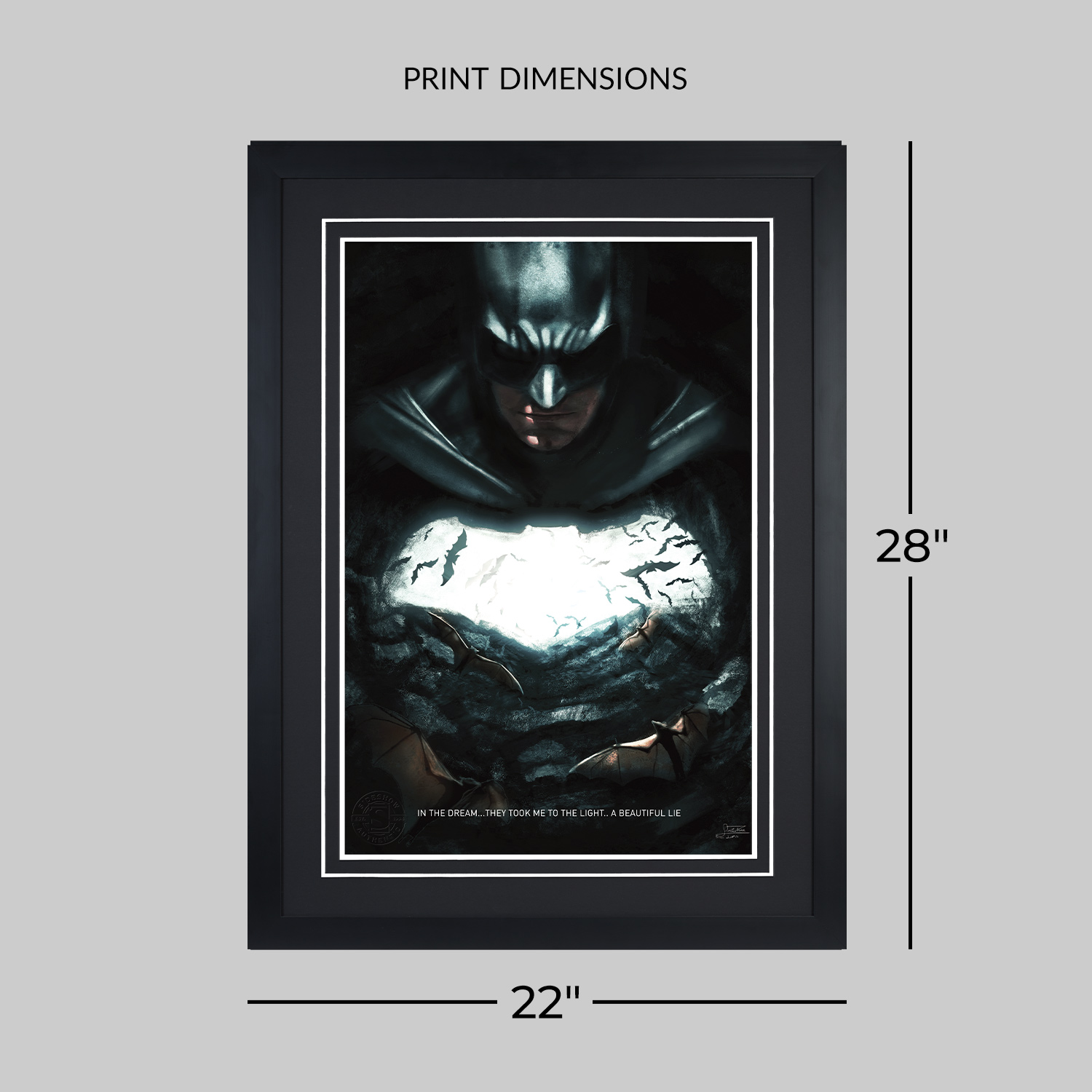 DC Comics A Beautiful Lie Art Print  Exclusive Edition View 2