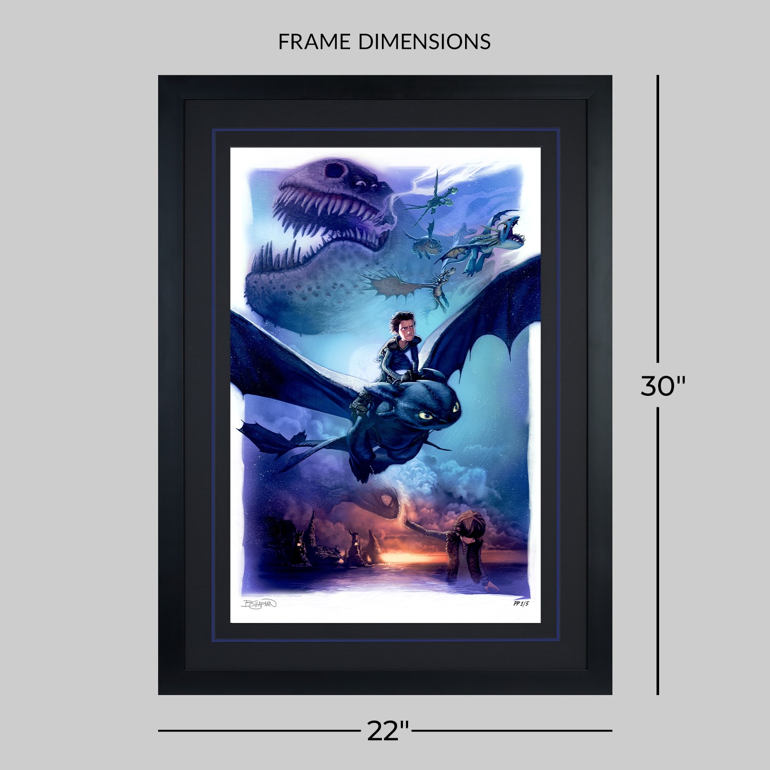 How to Train Your Dragon How to Train Your Dragon Art Print  Exclusive Edition View 2