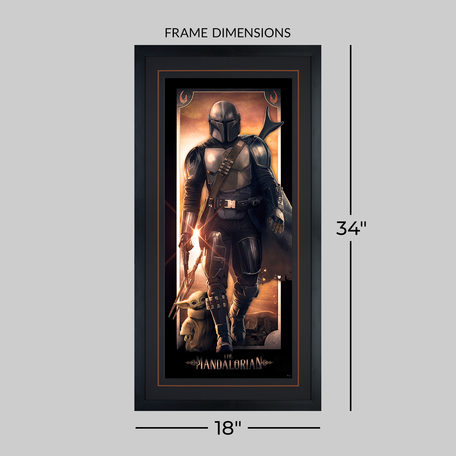 Star Wars Star Wars™: The Mandalorian™ Art Print  Exclusive Edition View 2