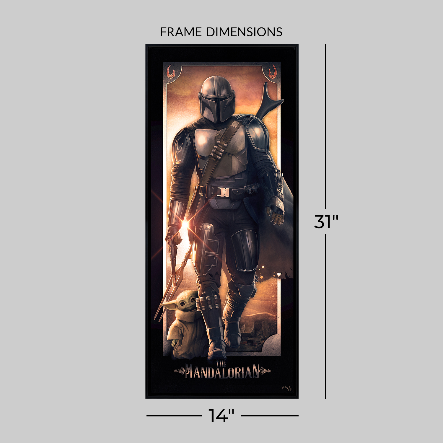 Star Wars Star Wars™: The Mandalorian Art Print  Exclusive Edition View 2