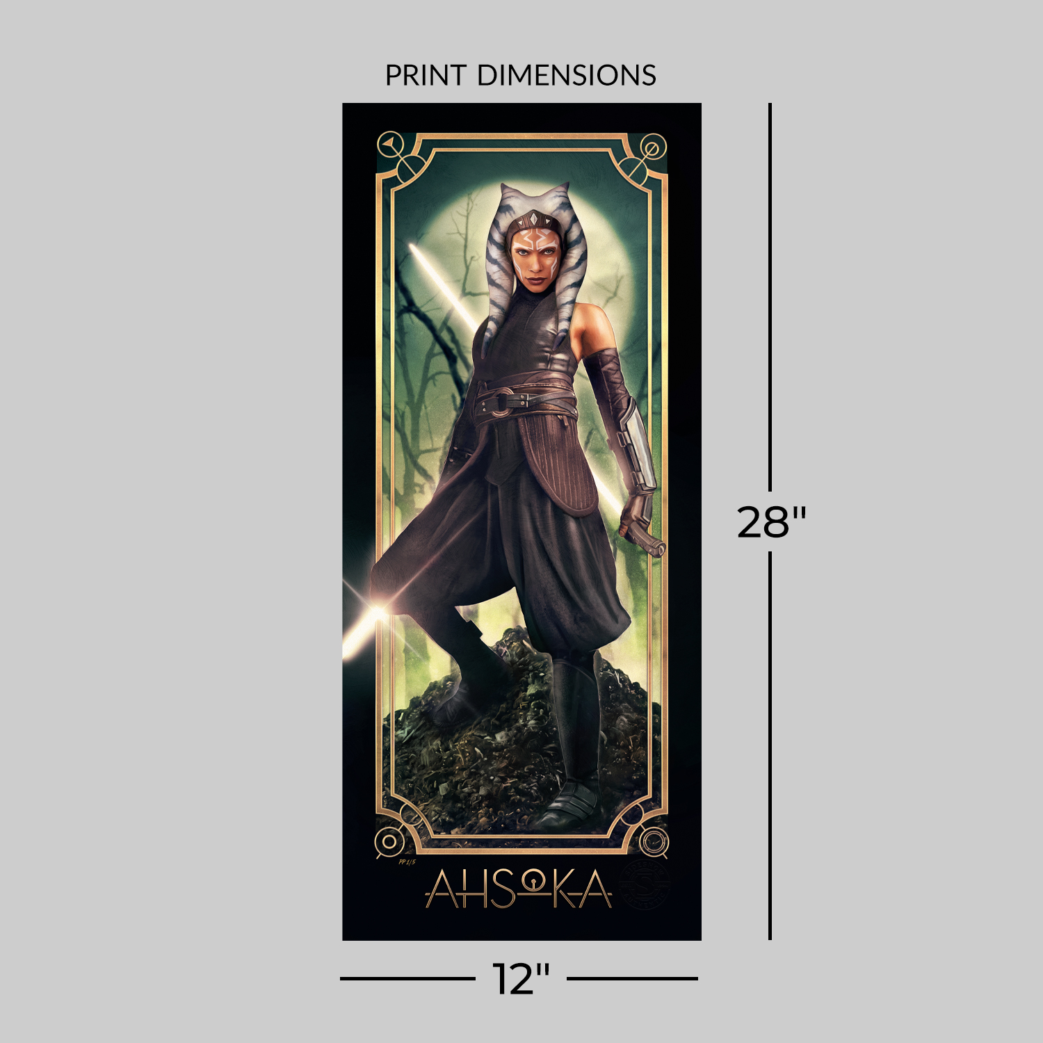 Star Wars Star Wars™: Ahsoka Tano™ Movie Poster  Exclusive Edition View 2