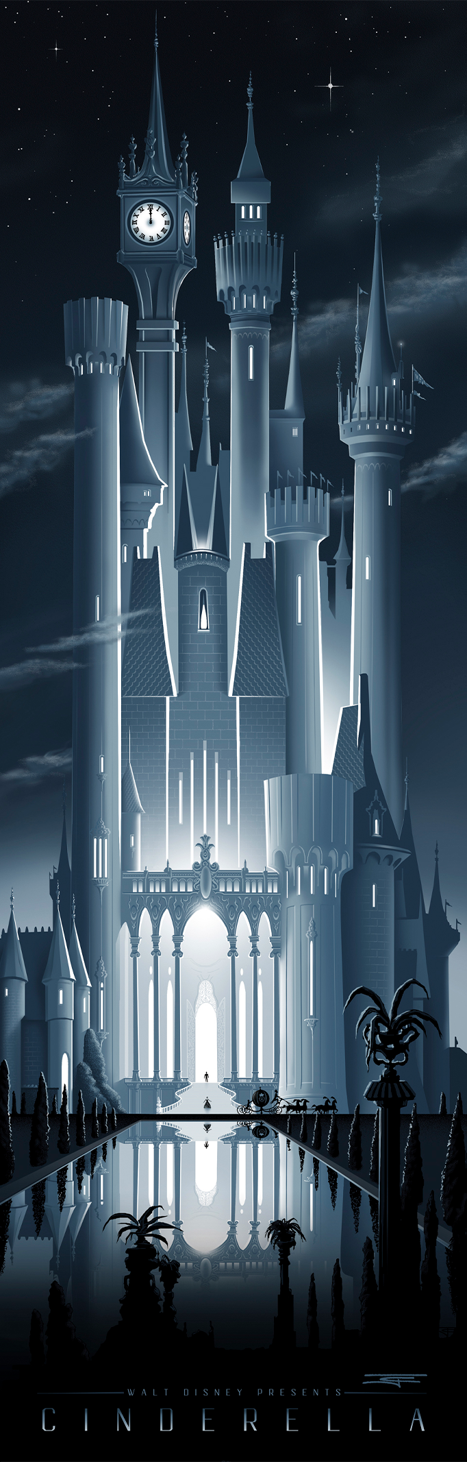 【史上最も激安】 Disney by Print Art Cinderella Fine Collectibles Sideshow | Art 絵画
