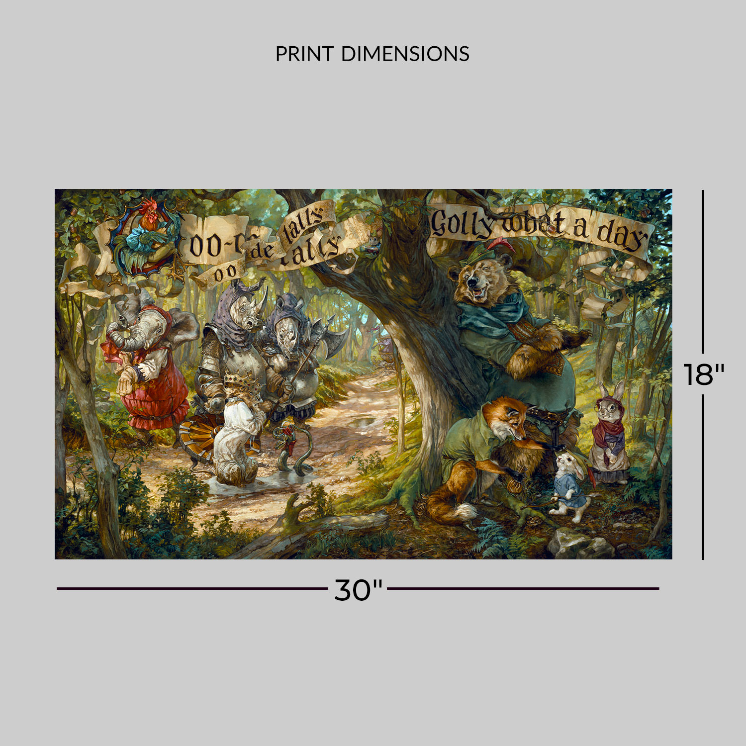 Disney Oo-de-Lally (Signed & Numbered Edition) Art Print  View 2