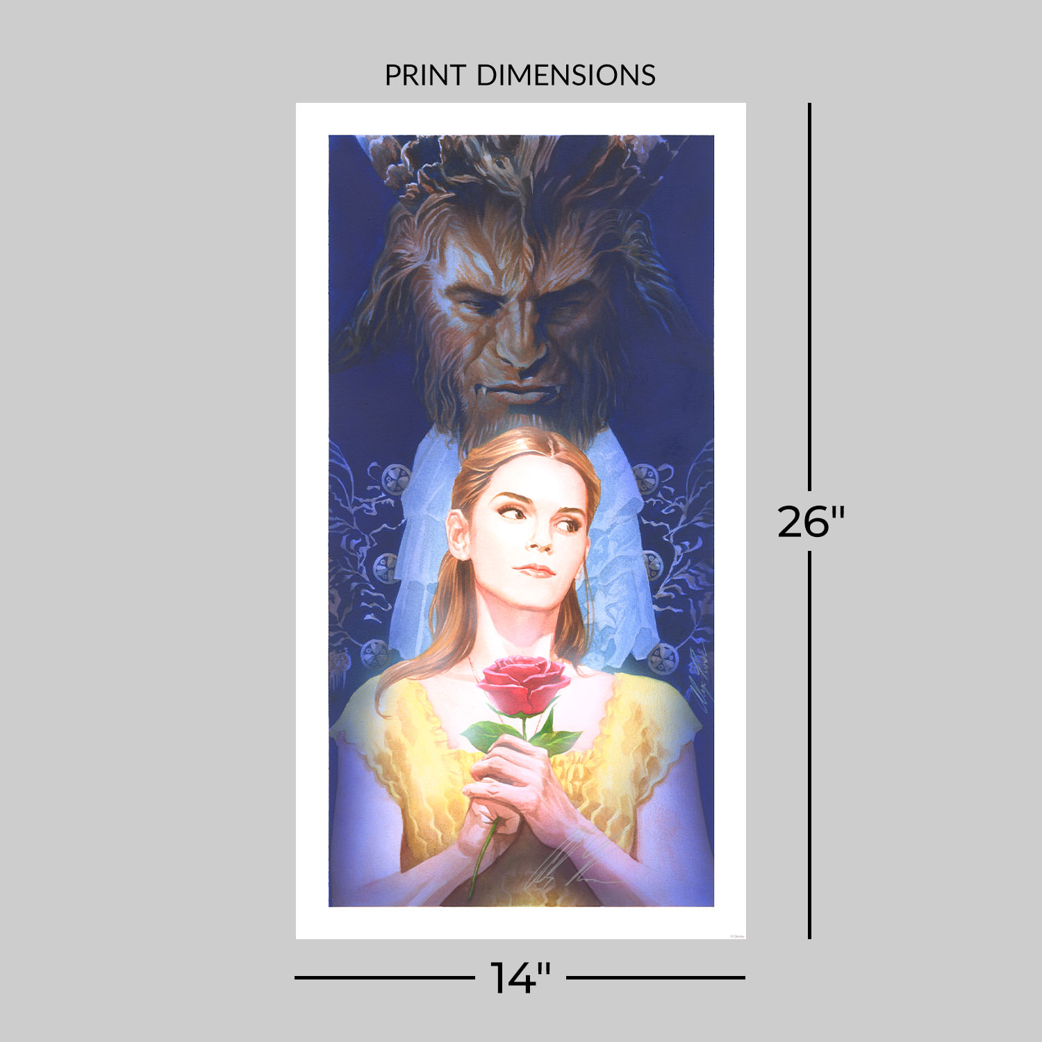 Disney La Belle et la Bête Art Print  View 2