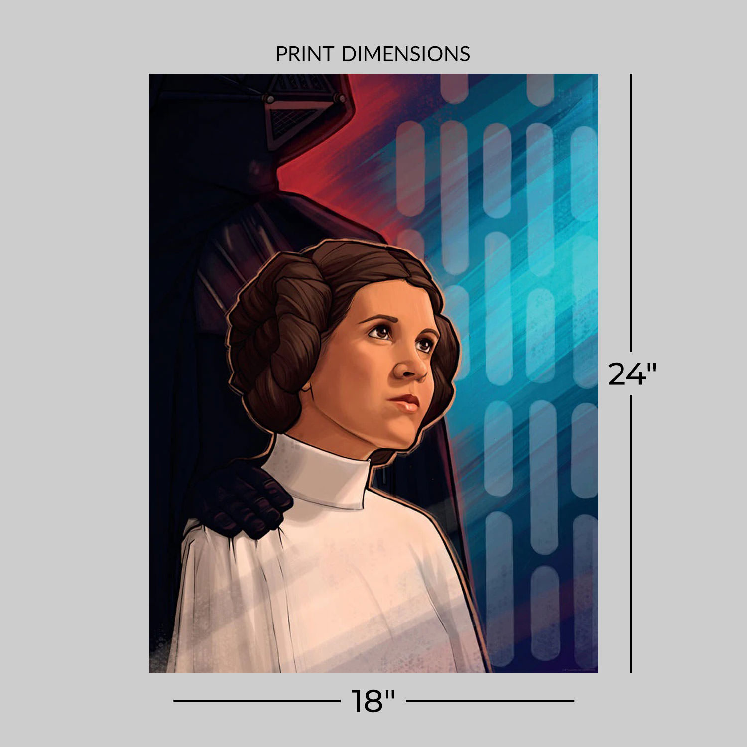 Star Wars The More You Tighten Your Grip Art Print  View 2