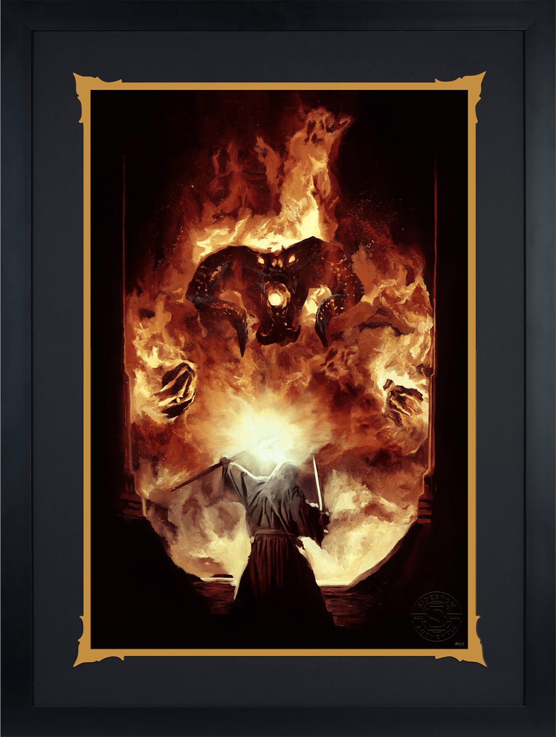 The Lord of the Rings The Flame of Anor Art Print  Exclusive Edition View 4