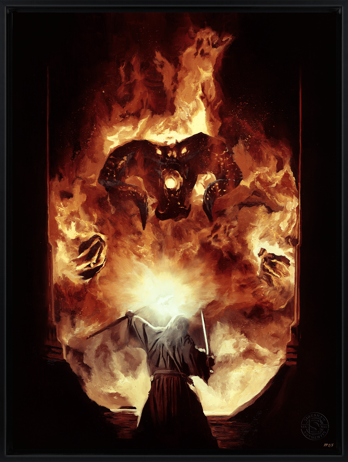 The Lord of the Rings The Flame of Anor Art Print  Exclusive Edition View 3