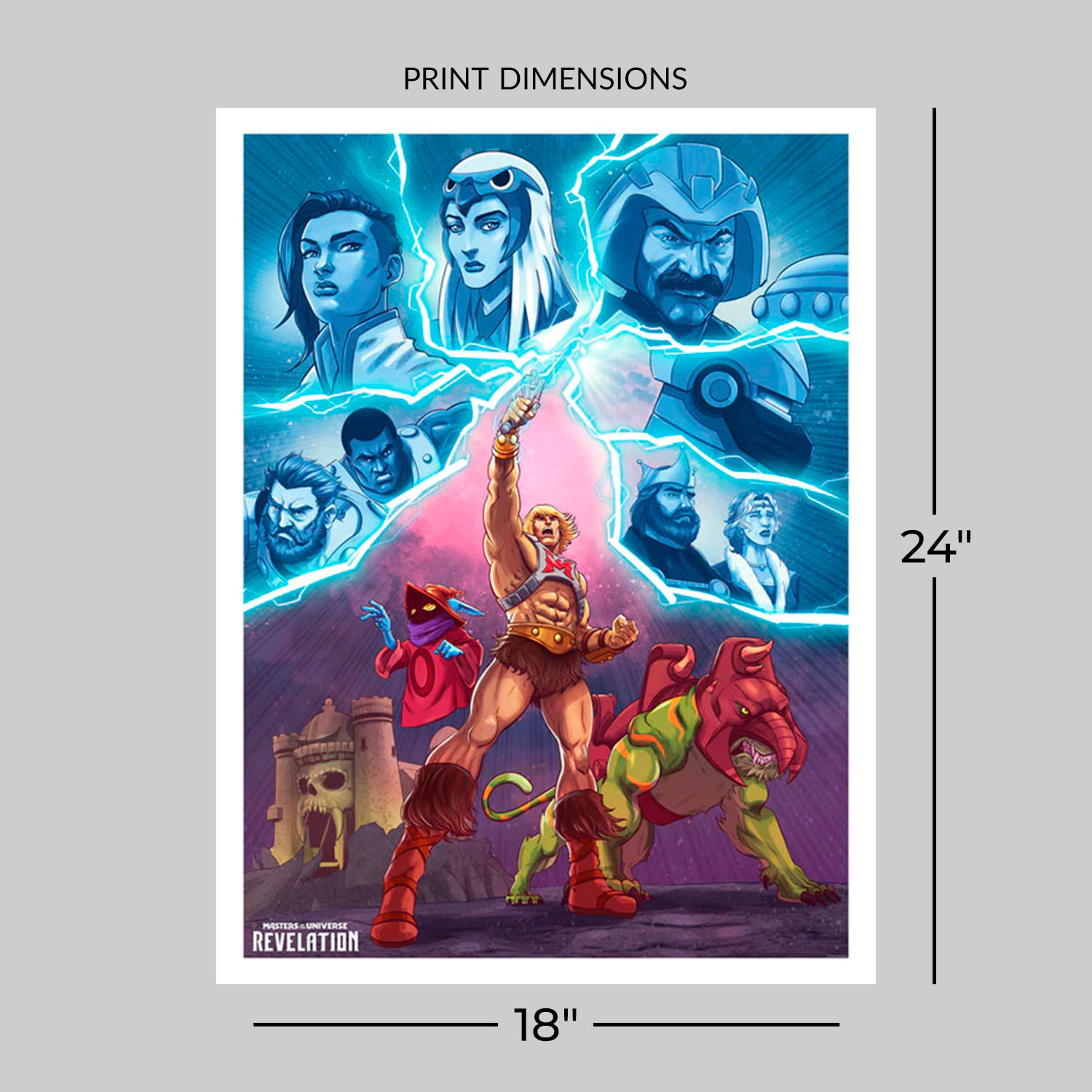 Masters of the Universe Revelation: Heroes Art Print  View 2