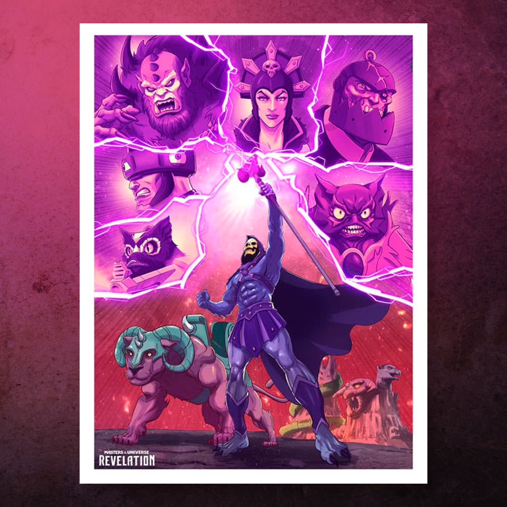 Masters of the Universe Revelation: Villains Art Print  View 1