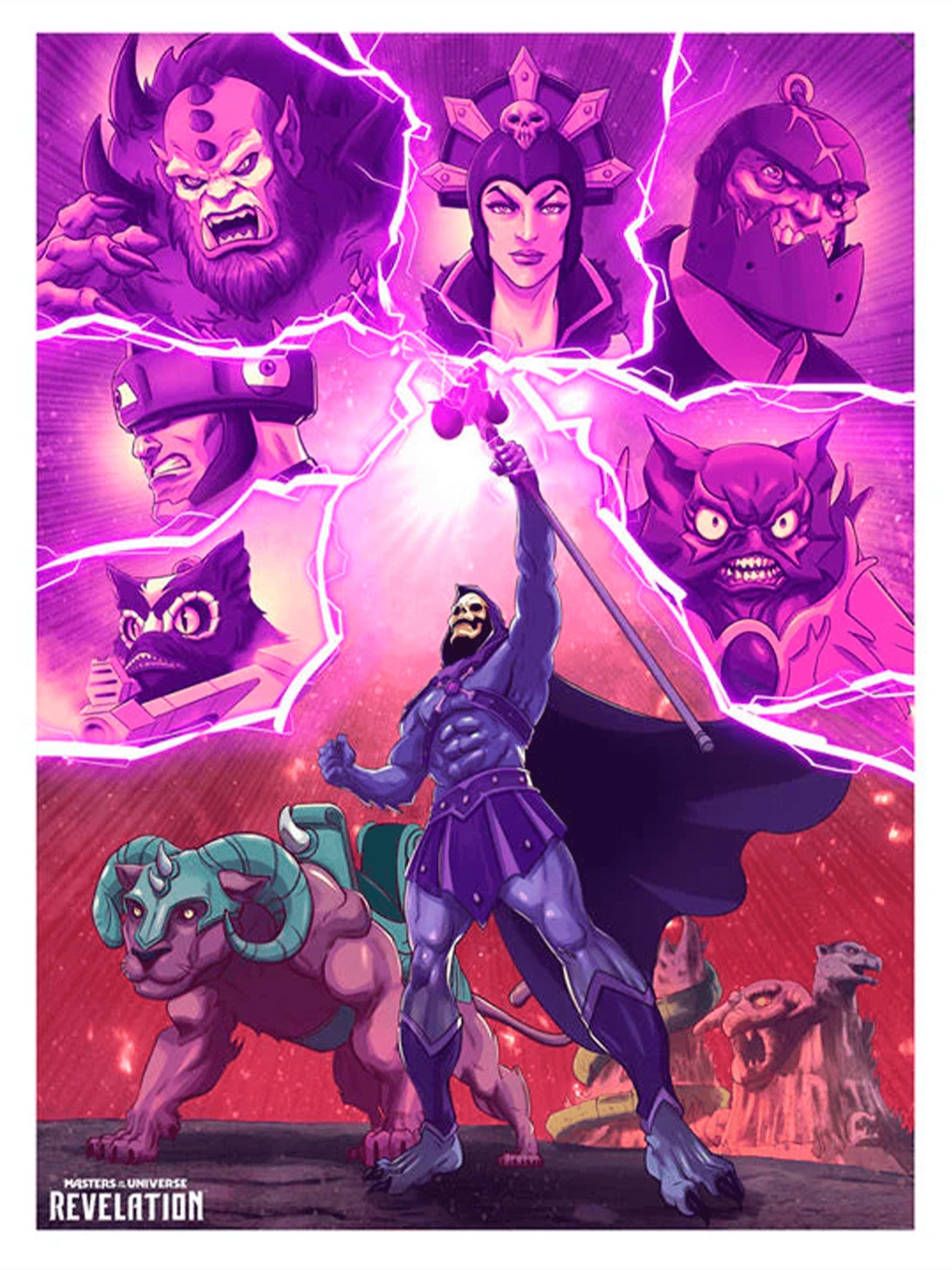 Masters of the Universe Revelation: Villains Art Print  View 3