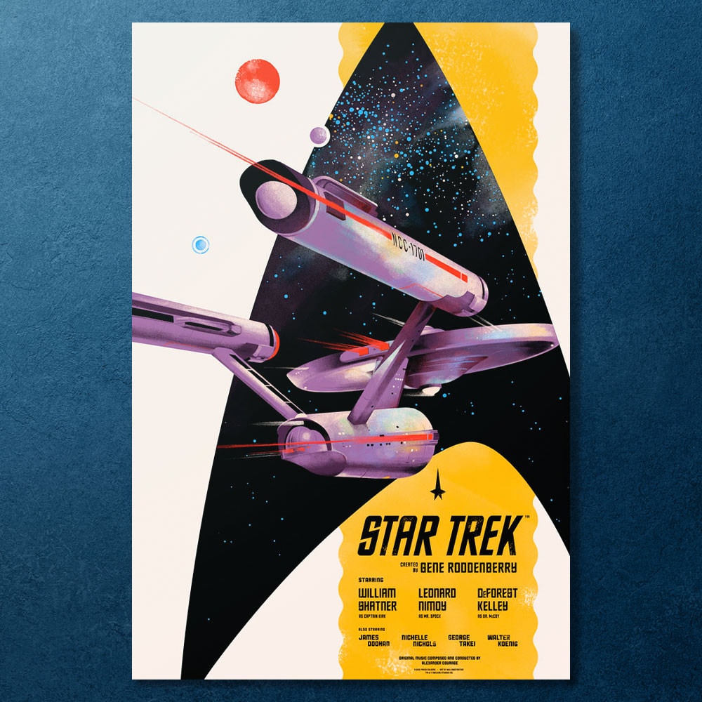 Star Trek The Original Series Art Print by Vice Press