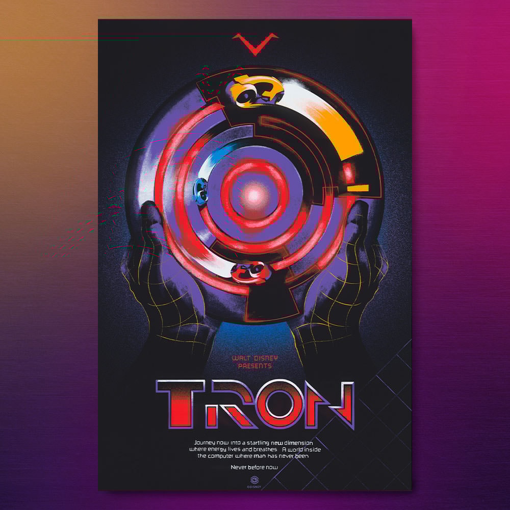 Tron (Primary Edition) Art Print By Cyclops Print Works