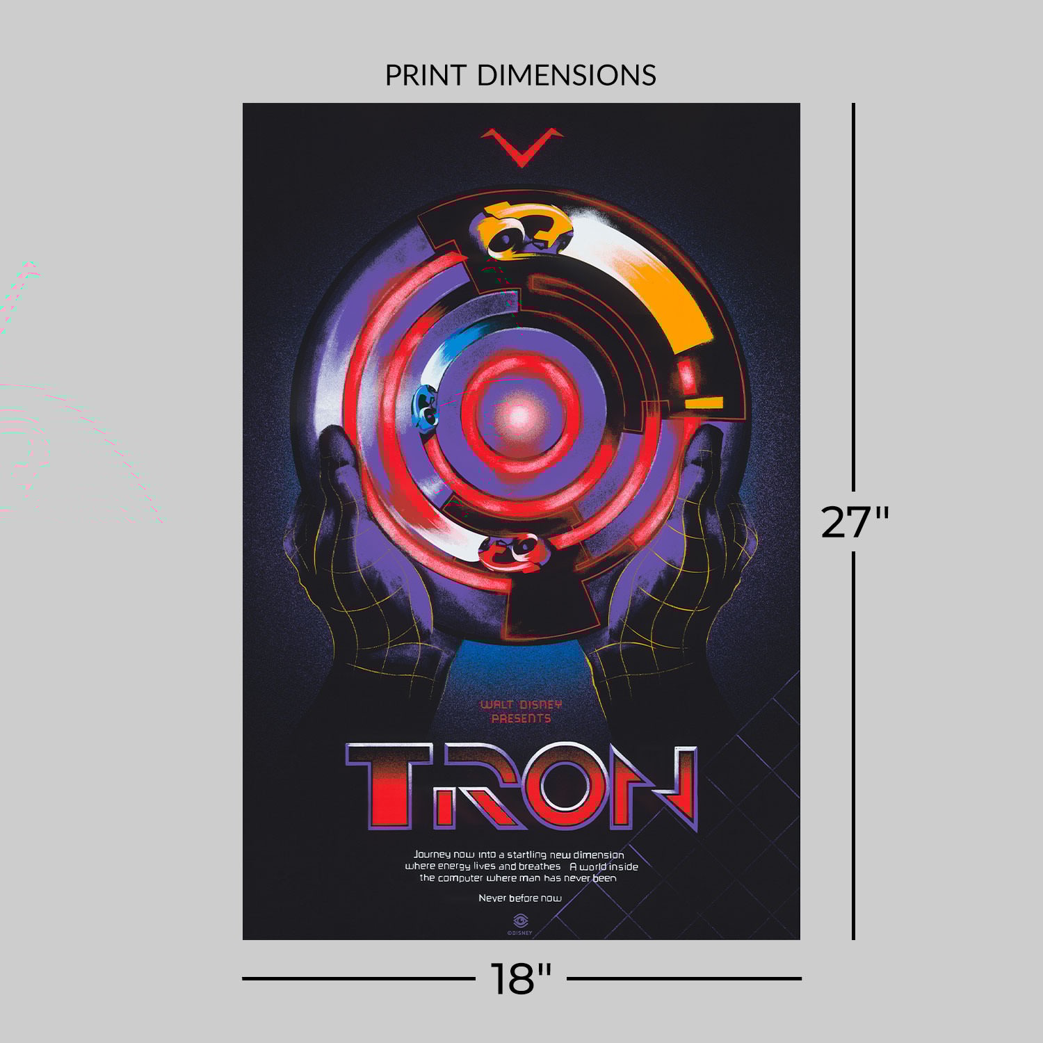 Tron (Primary Edition) Art Print By Cyclops Print Works