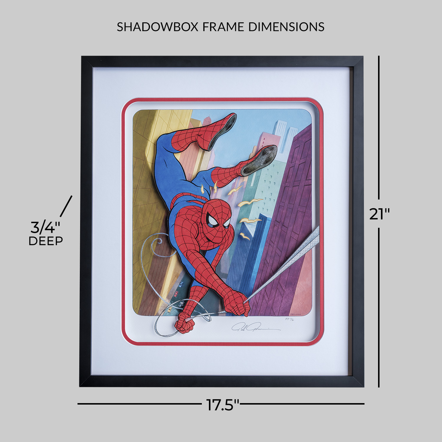 Marvel Lookout, It's Spider-Man! Art Print  Exclusive Edition View 2