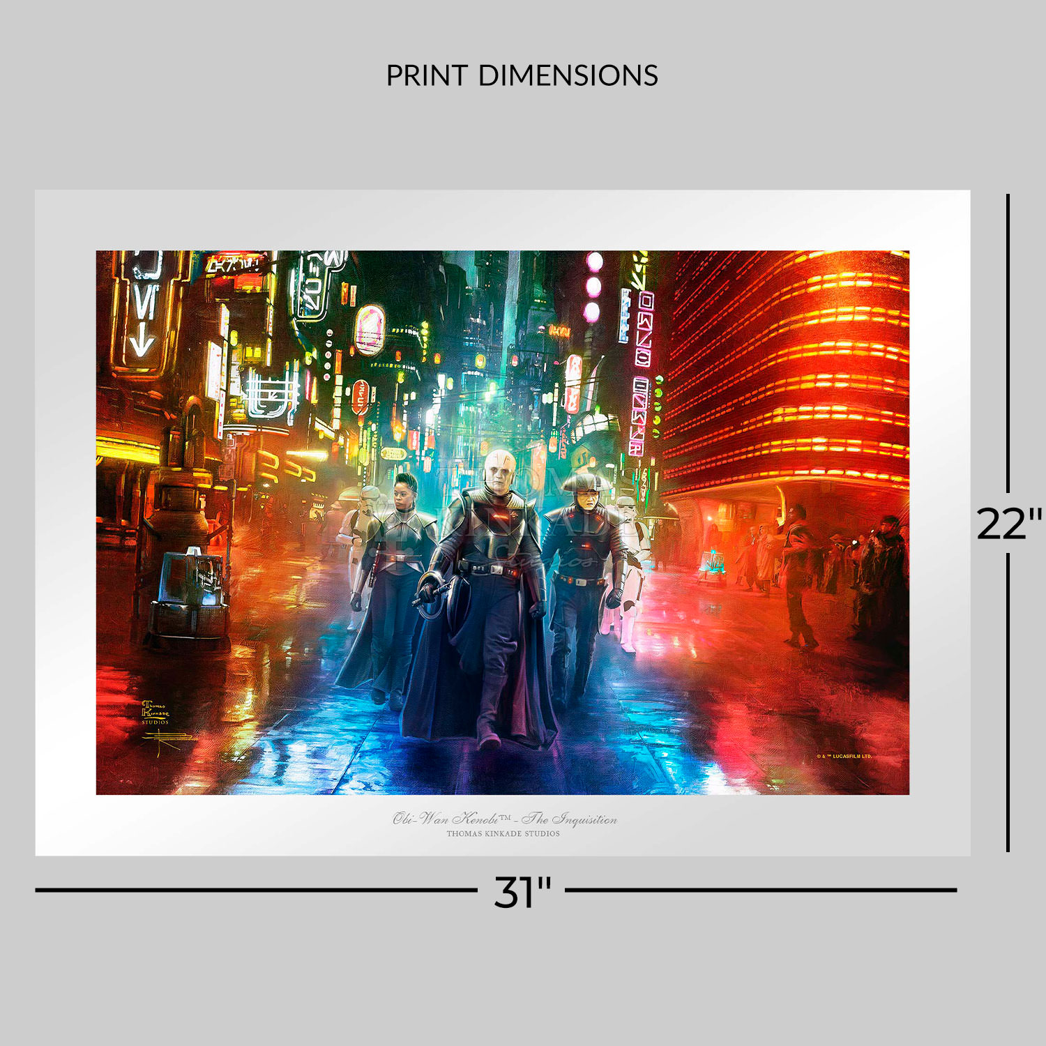 Star Wars The Inquisition Art Print  View 2