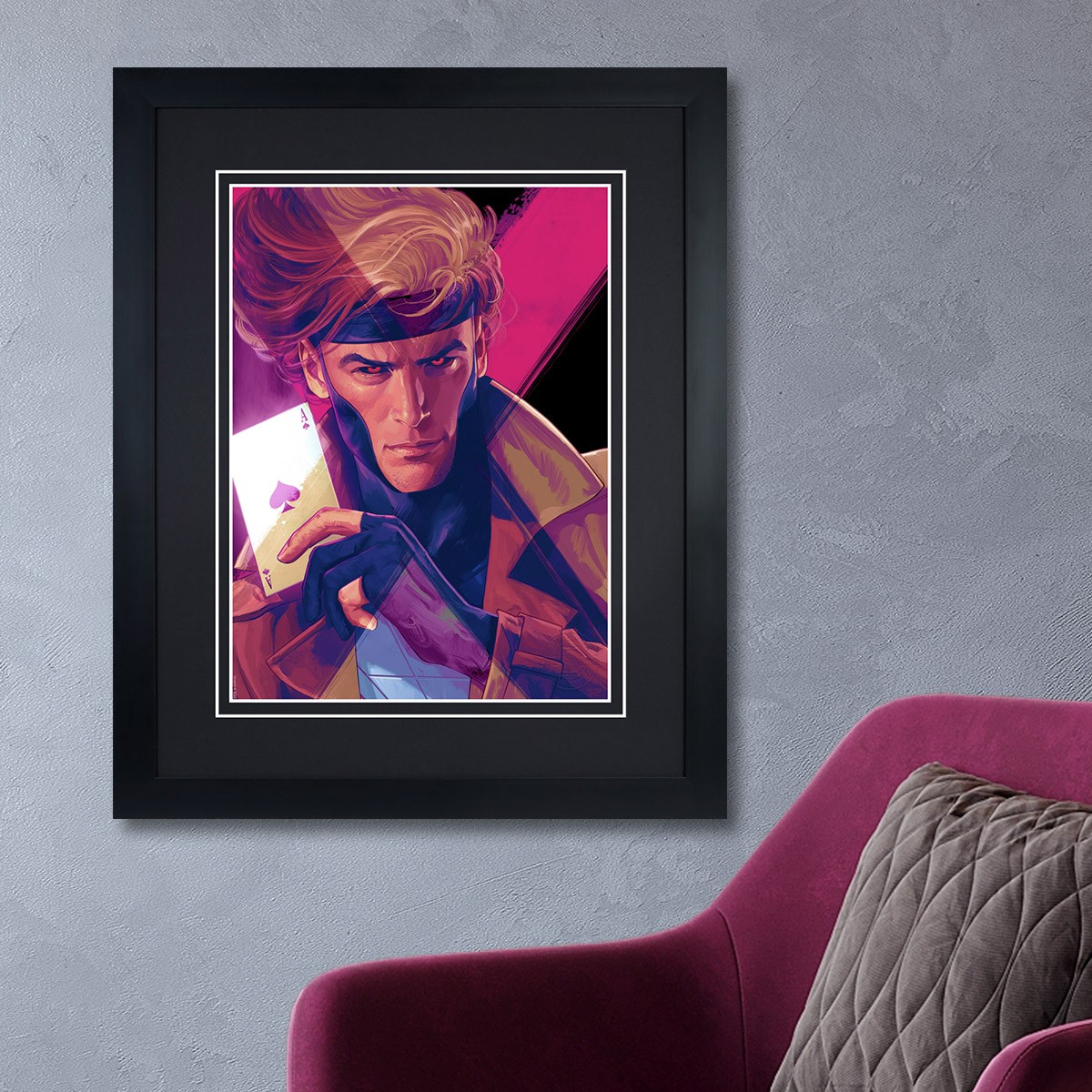 大人気新作 X-Men Portraits: Gambit Fine Art Print by Uzuri | Sideshow 絵画