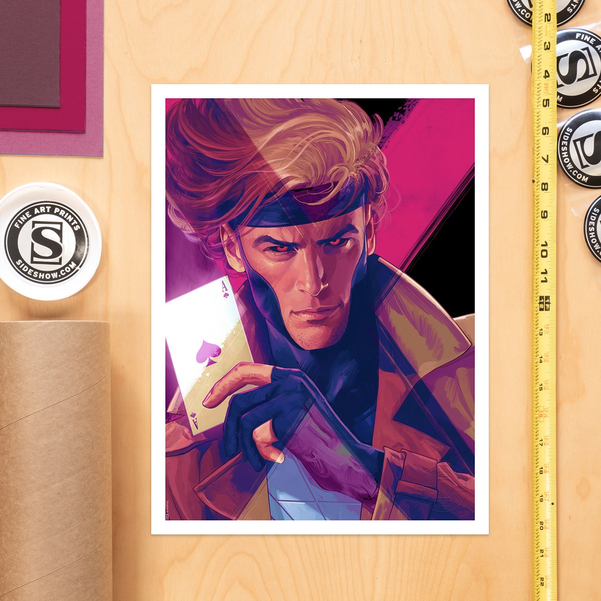 X-Men Portraits: Gambit Fine Art Print by Uzuri | Sideshow