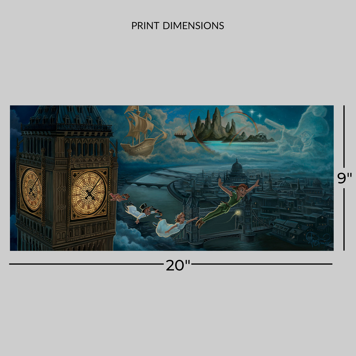 Disney A Journey to Neverland Art Print  View 2