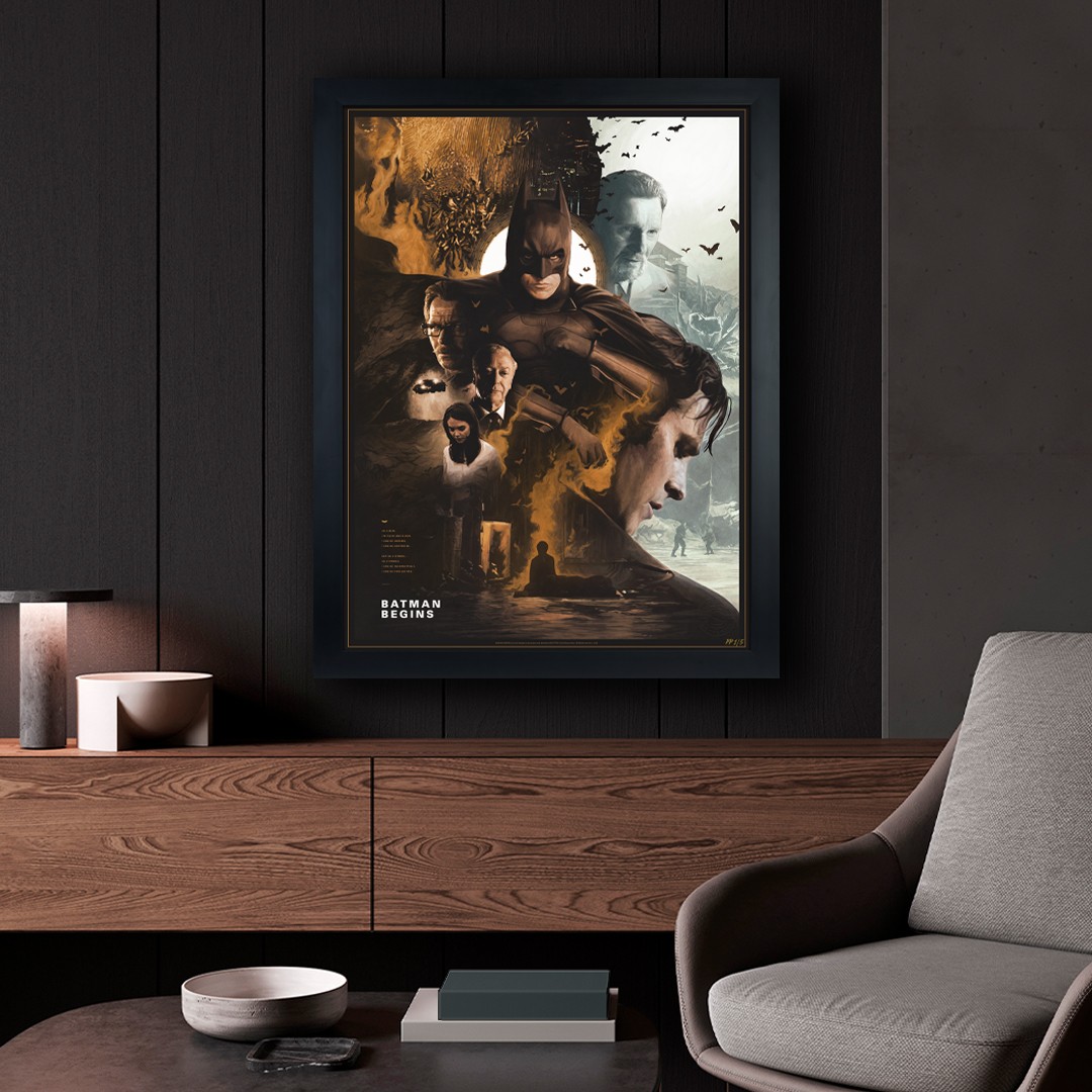 DC Comics Batman Begins Movie Poster  Exclusive Edition View 1