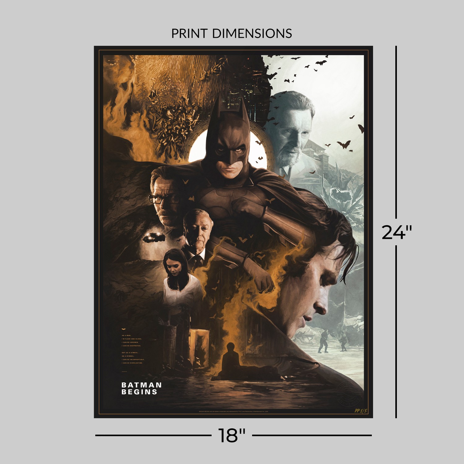 ポスター Batman | Kith Batman Begins Poster Batman Begins Posters