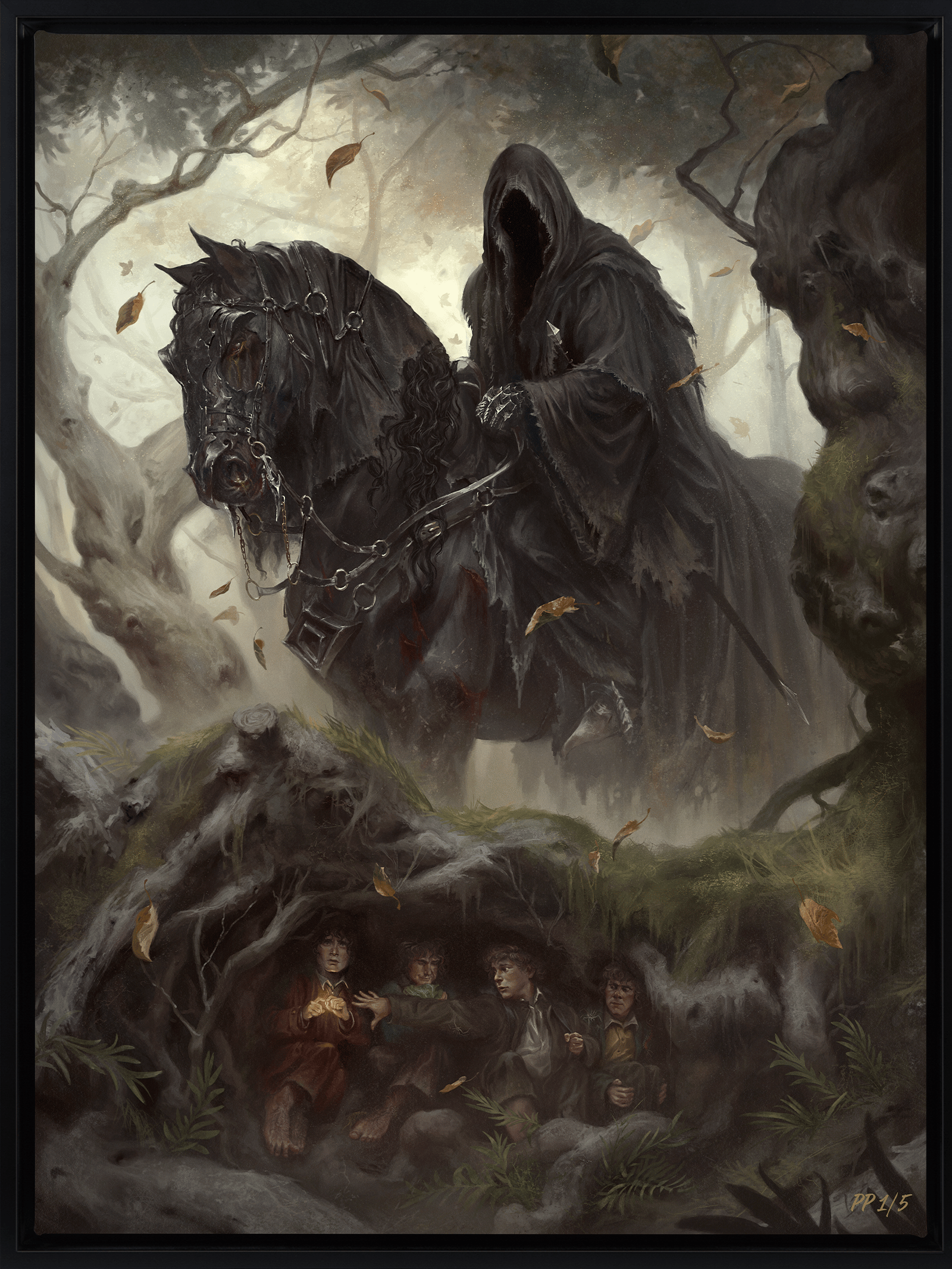 The Lord of the Rings The Lord of the Rings: The Black Rider Art Print  Exclusive Edition View 4