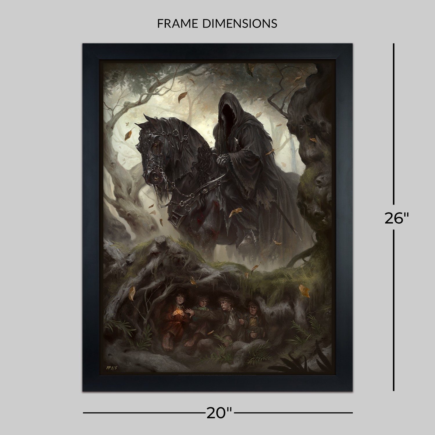 The Lord of the Rings The Lord of the Rings: The Black Rider Art Print  Exclusive Edition View 2