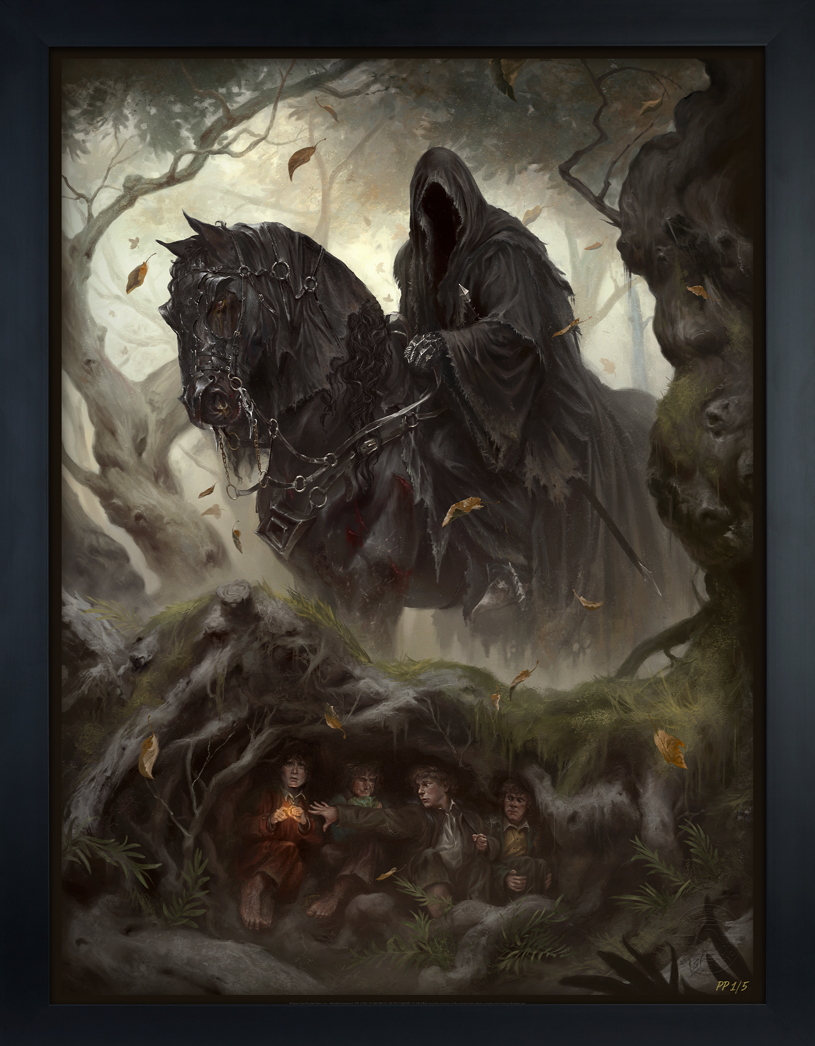 売れ筋・人気アイテム 商品 of Lord The the by Print Art Fine Rider Black The Rings: 置物、オブジェ