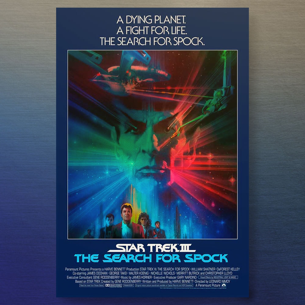Star Trek Star Trek III: The Search For Spock Foil Variant Movie Poster  View 1