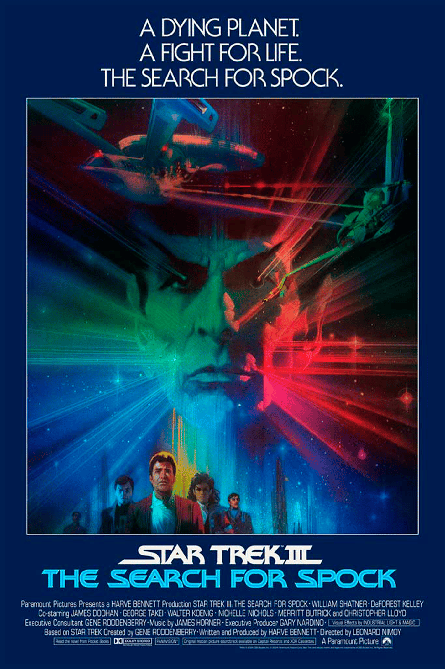 Star Trek Star Trek III: The Search For Spock Foil Variant Movie Poster  View 3