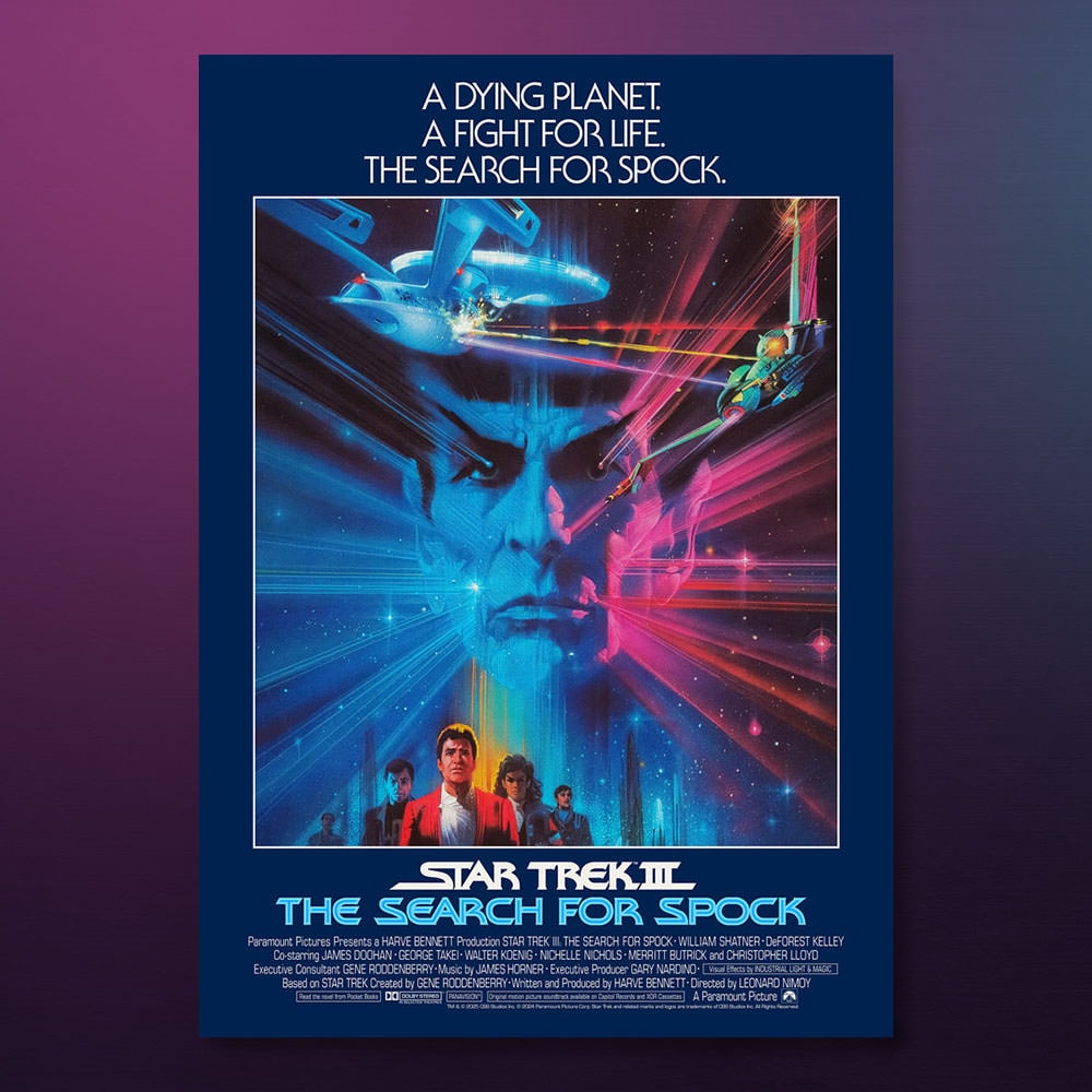 Star Trek Star Trek III: The Search For Spock Editions Variant Movie Poster  View 1