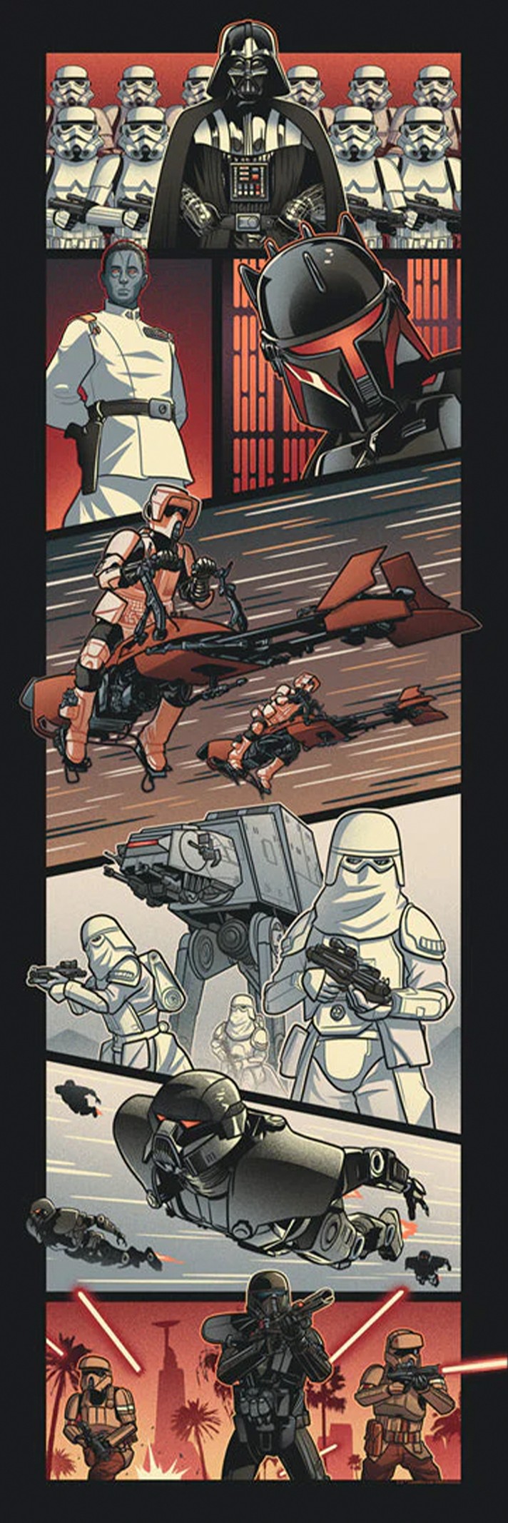 Star Wars Imperial Might Art Print  View 3